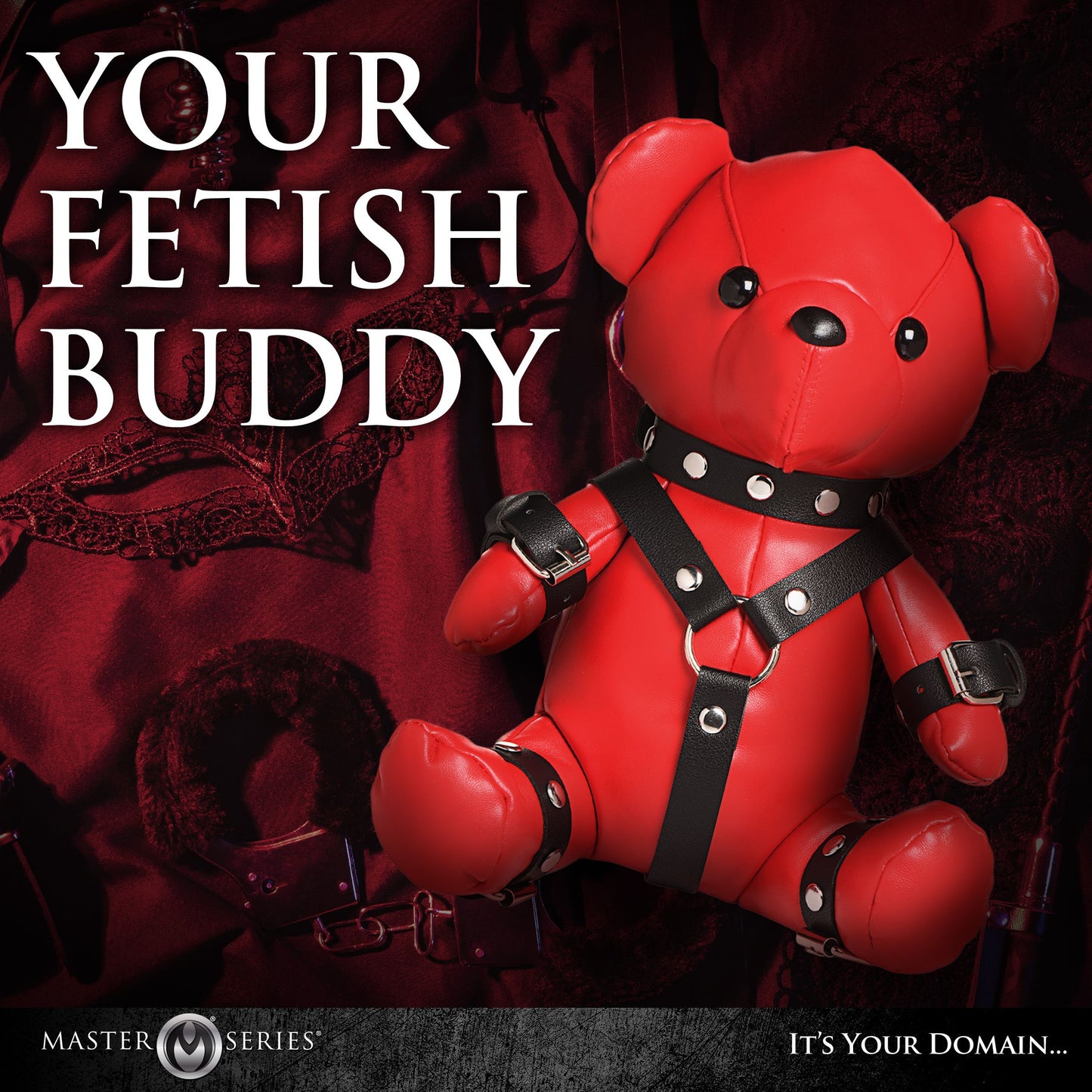 XR Brands - Gimp Bear - Red – Lingerie Set