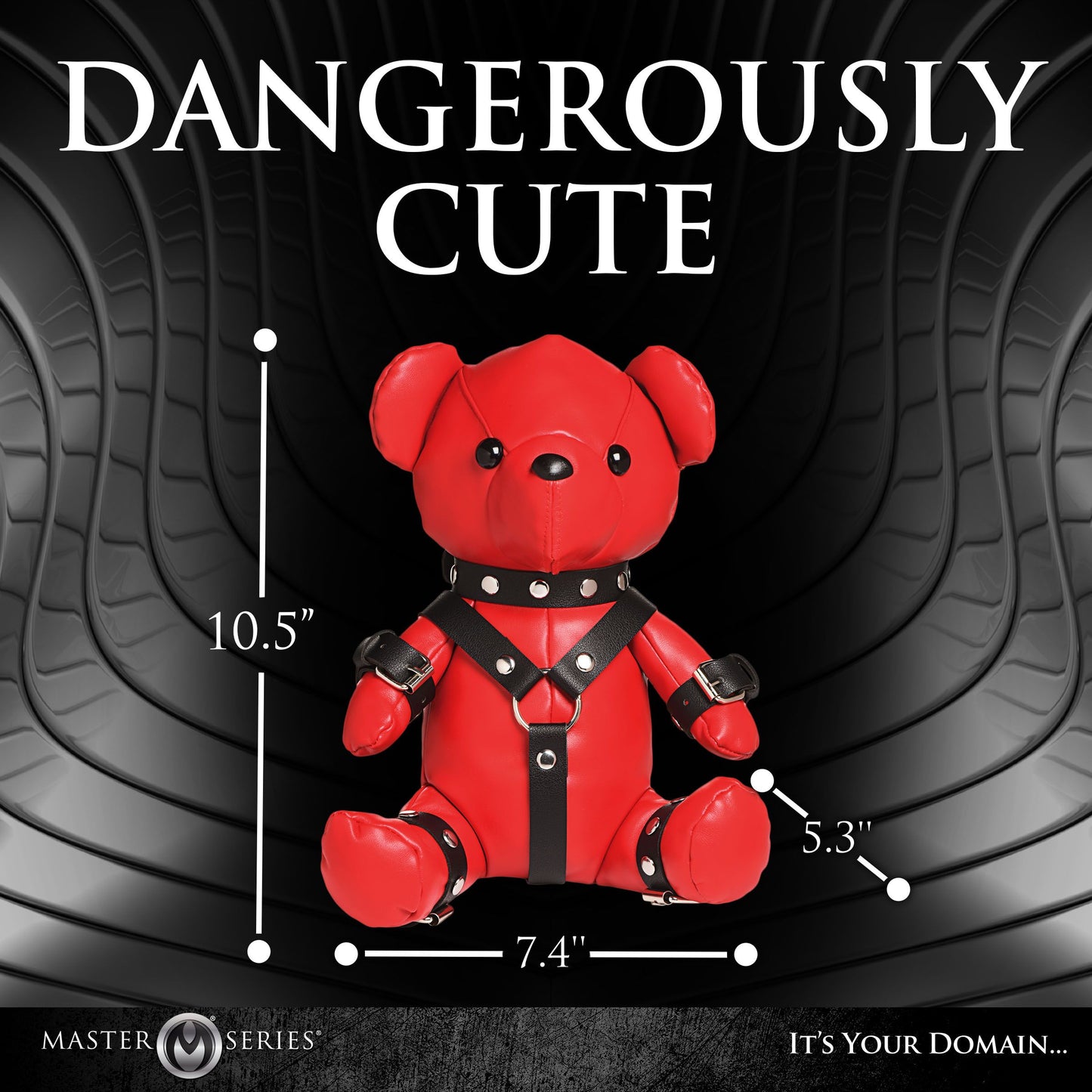 XR Brands - Gimp Bear - Red – Lingerie Set