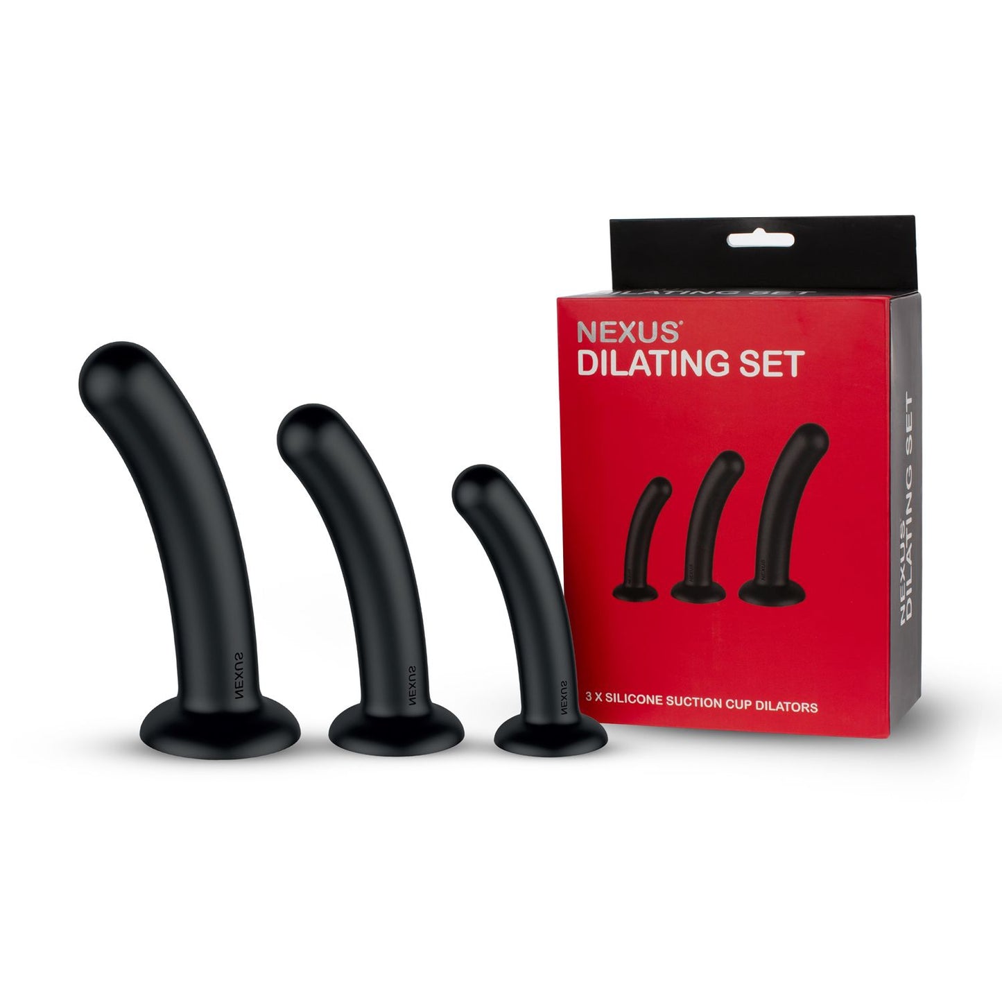 Nexus - Dilator Set Silicone Anal Dildos - Black