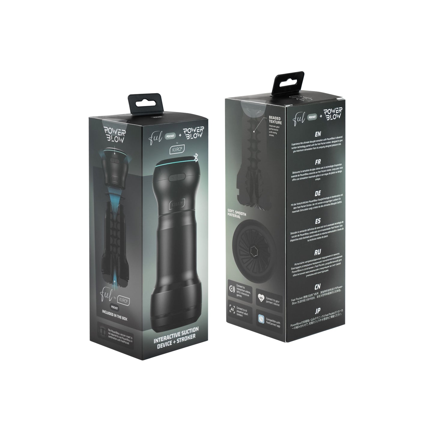 Kiiroo - Feel by Kiiroo PocketBlow Stroker – Male Masturbator