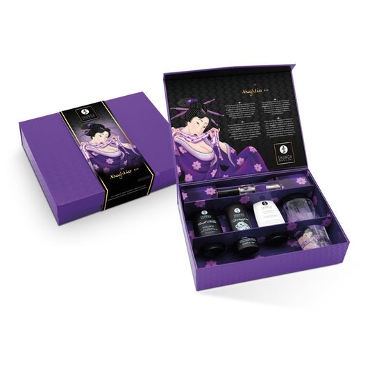 Shunga - Naughtier Kit for Couples – Water Based Lubricant