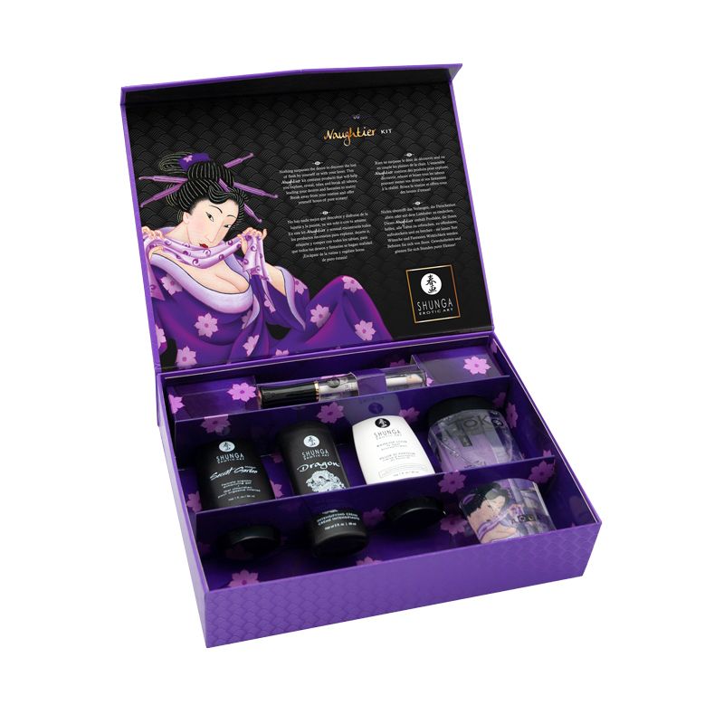 Shunga - Naughtier Kit for Couples – Water Based Lubricant