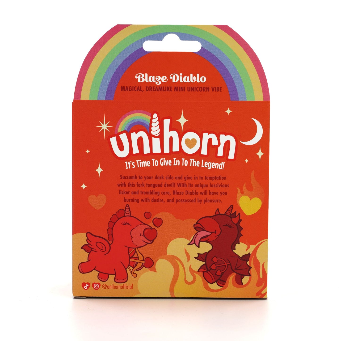 Unihorn - Blaze Diablo Vibrator - Red – Clitoral Vibrator