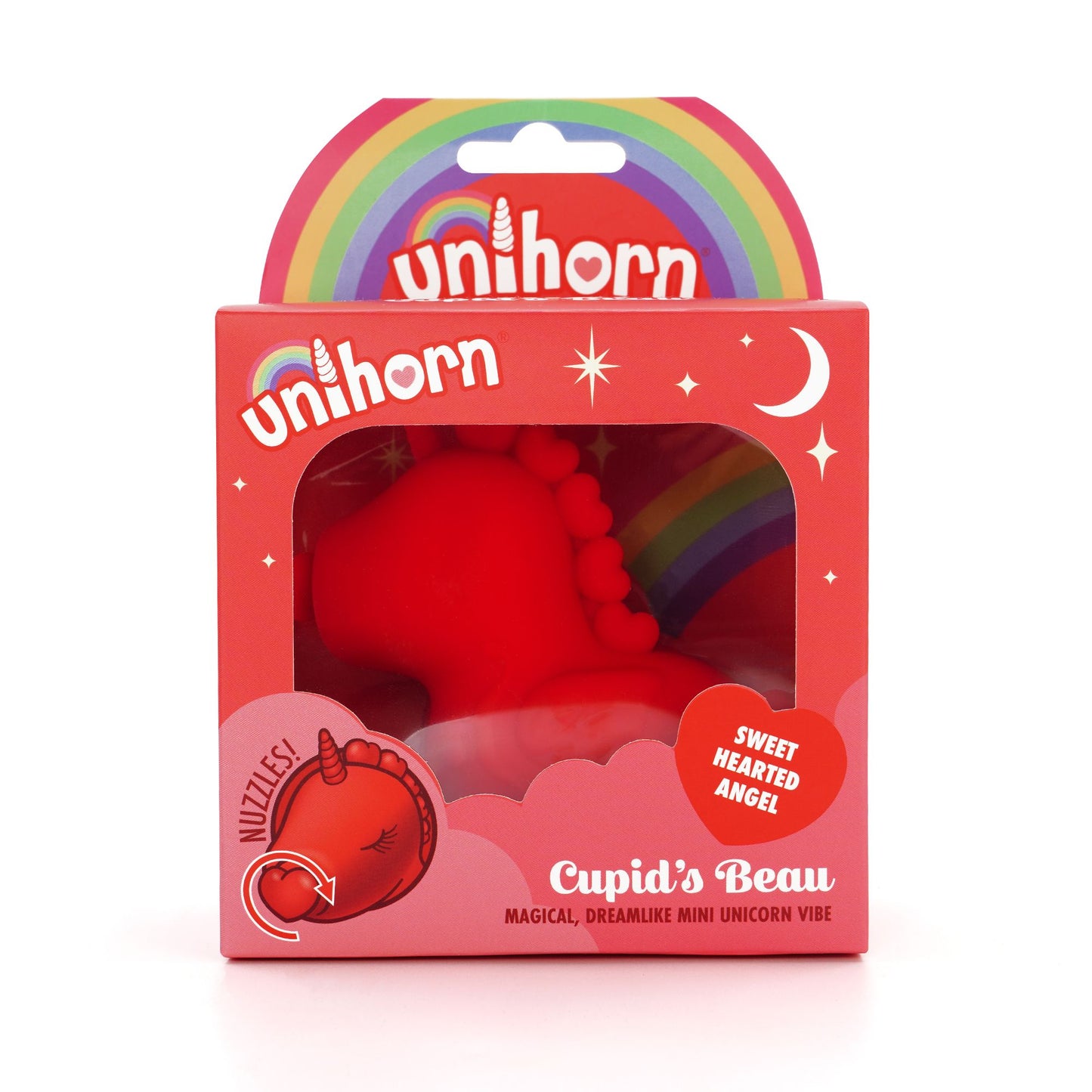 Unihorn - Cupid's Beau Vibrator - Red – Clitoral Vibrator