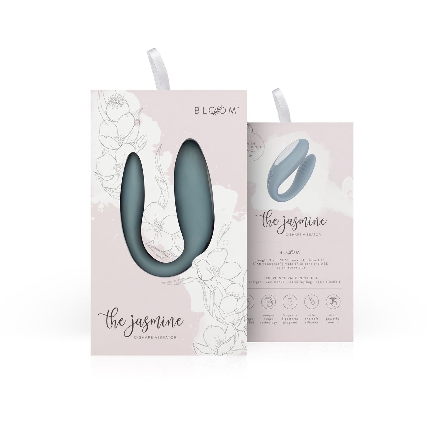 Bloom - The Jasmine C-Shape Vibrator - Green