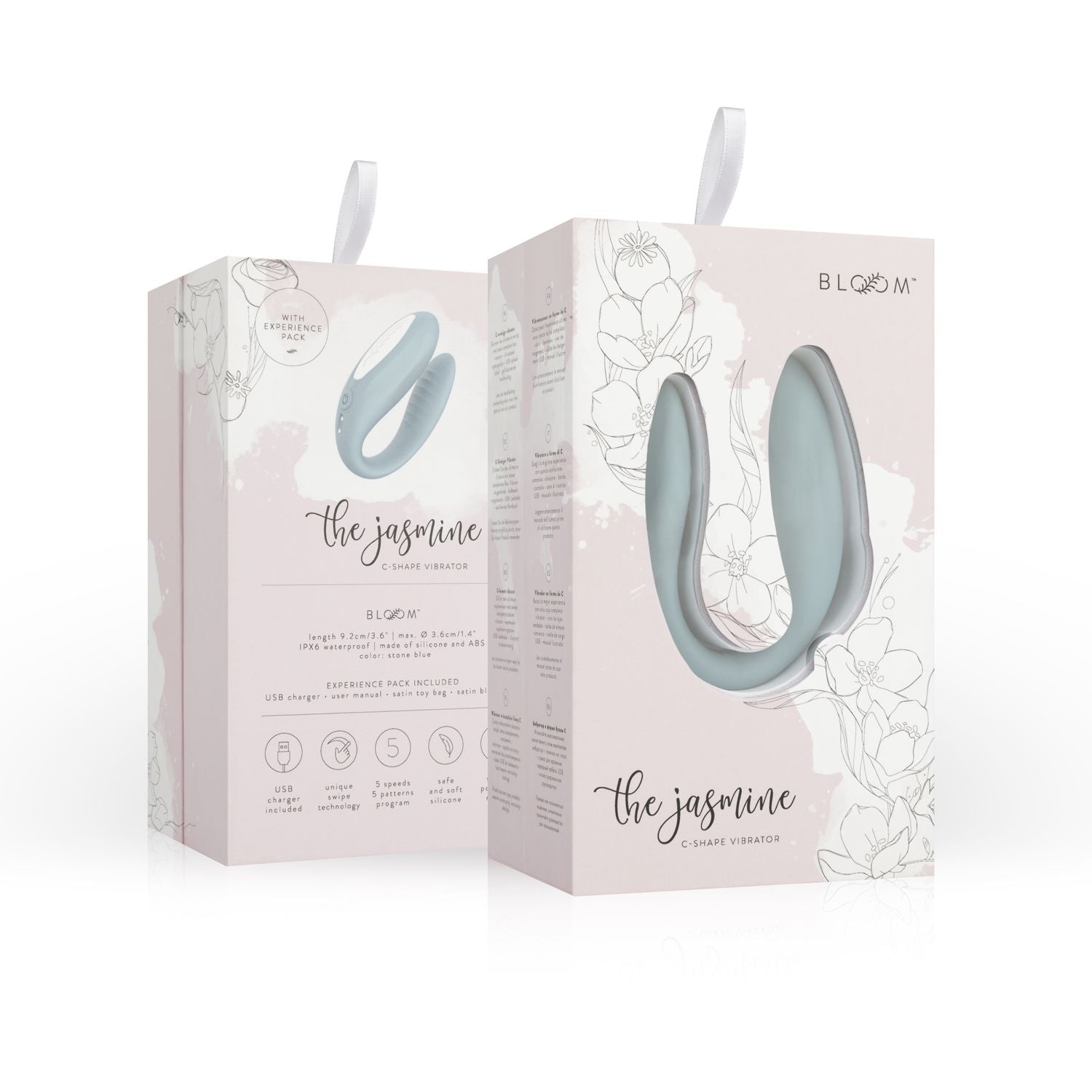 Bloom - The Jasmine C-Shape Vibrator - Green