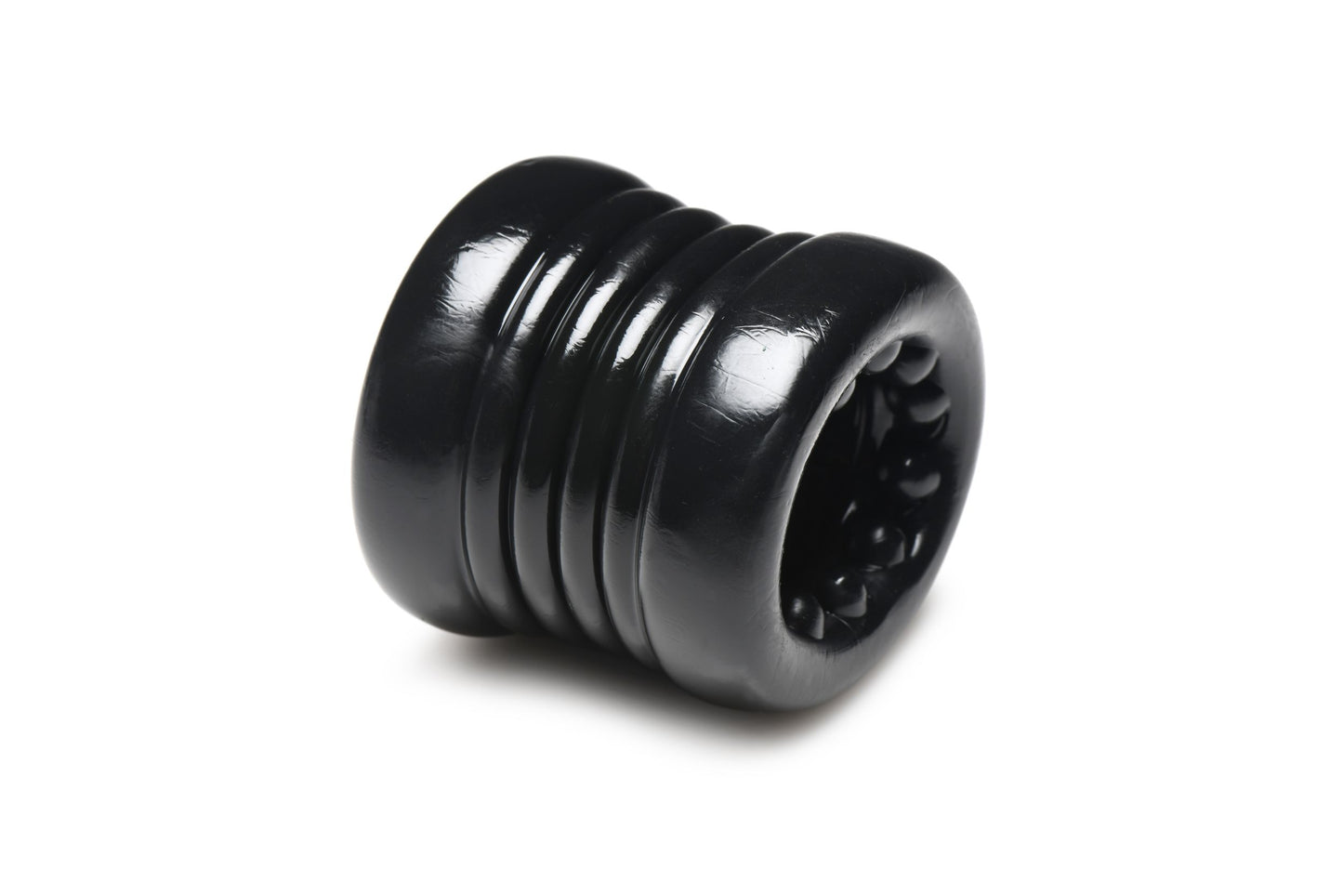XR Brands - Ball Stack Ball Stretcher - Black – Silicone Ball Stretcher