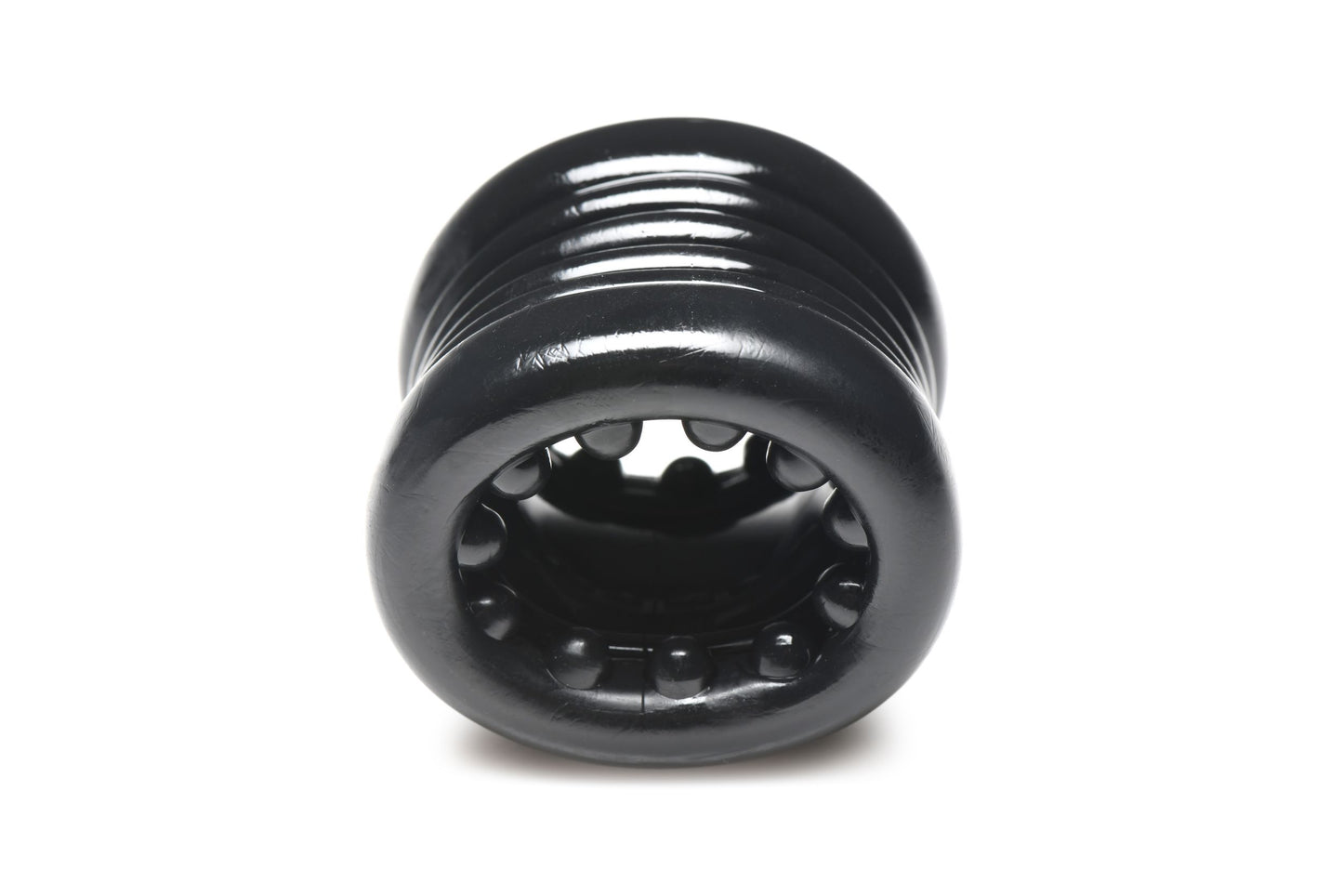 XR Brands - Ball Stack Ball Stretcher - Black – Silicone Ball Stretcher