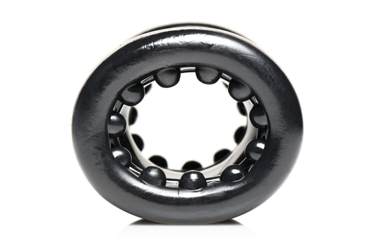 XR Brands - Ball Stack Ball Stretcher - Black – Silicone Ball Stretcher
