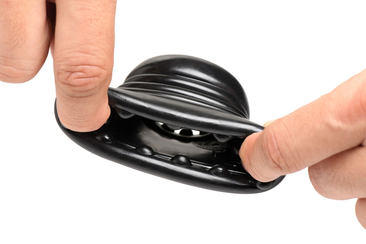 XR Brands - Ball Stack Ball Stretcher - Black – Silicone Ball Stretcher