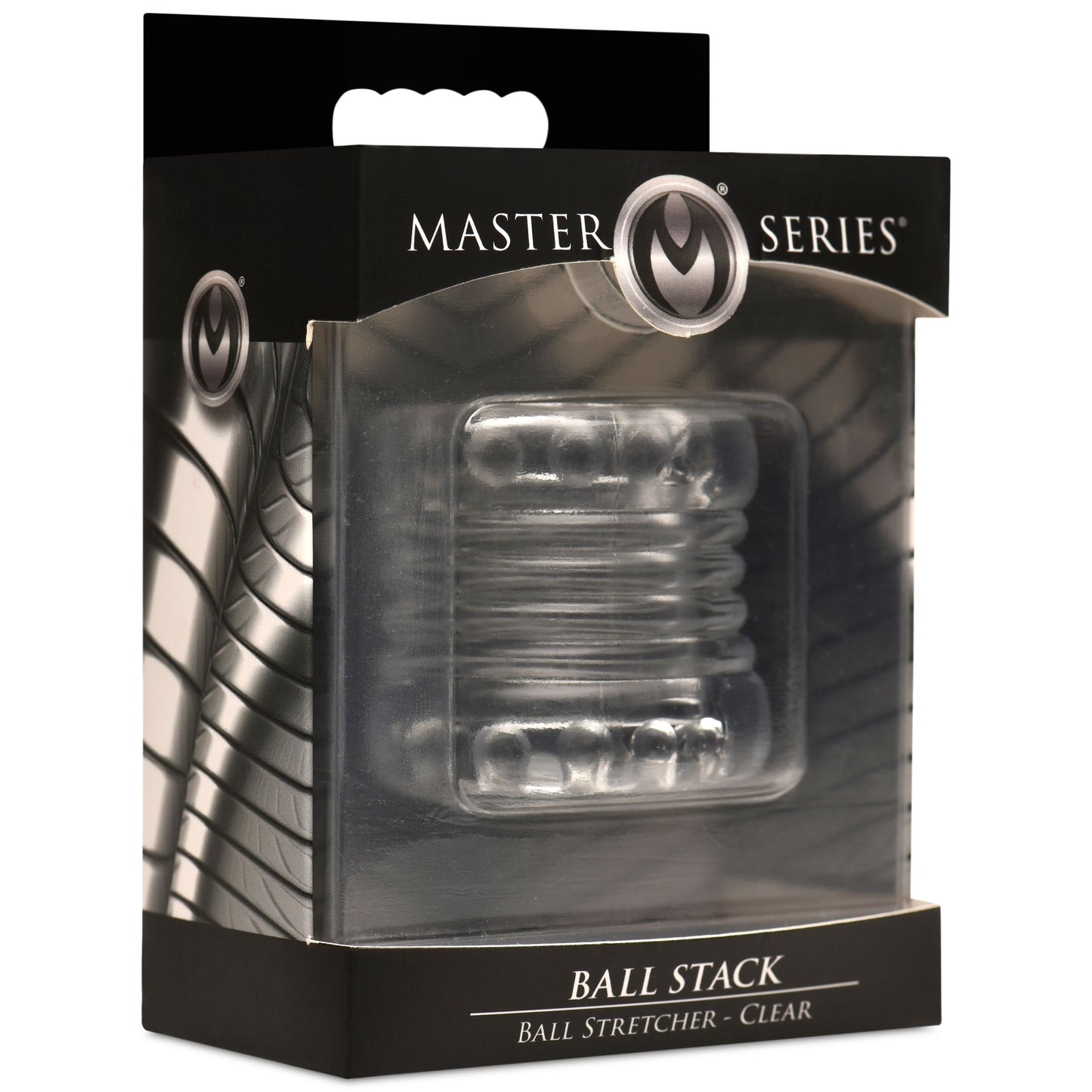 XR Brands - Ball Stack Ball Stretcher - Transparent – Silicone Ball Stretcher