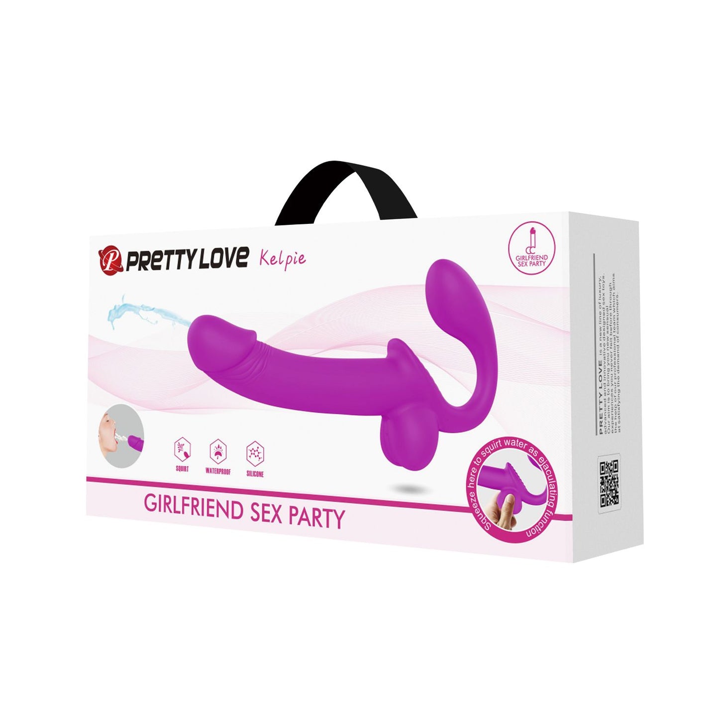Pretty Love - Kelpie - Purple – Strap on Dildo