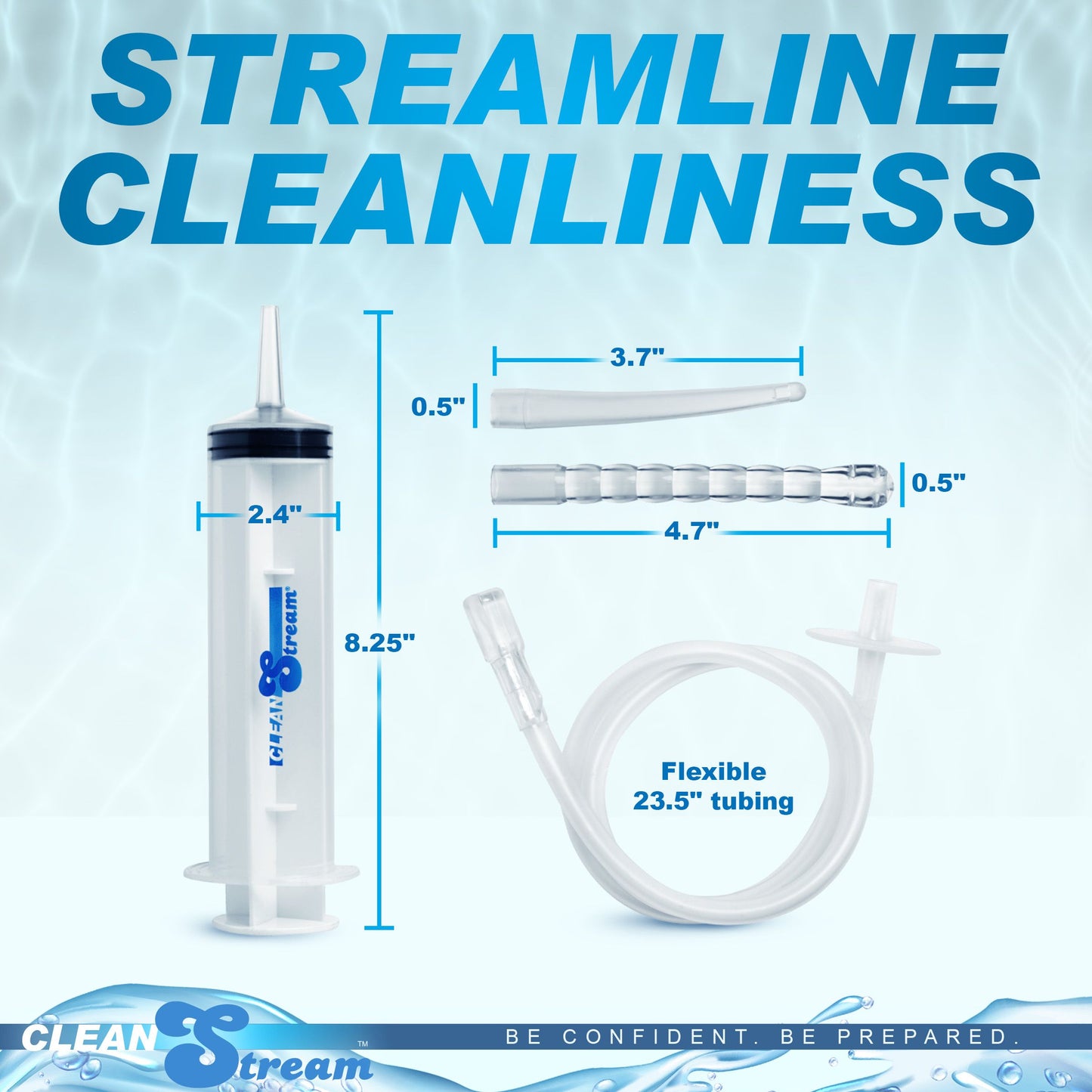 XR Brands - Enema Syringe with Attachments - 150 ml – Anal Douche