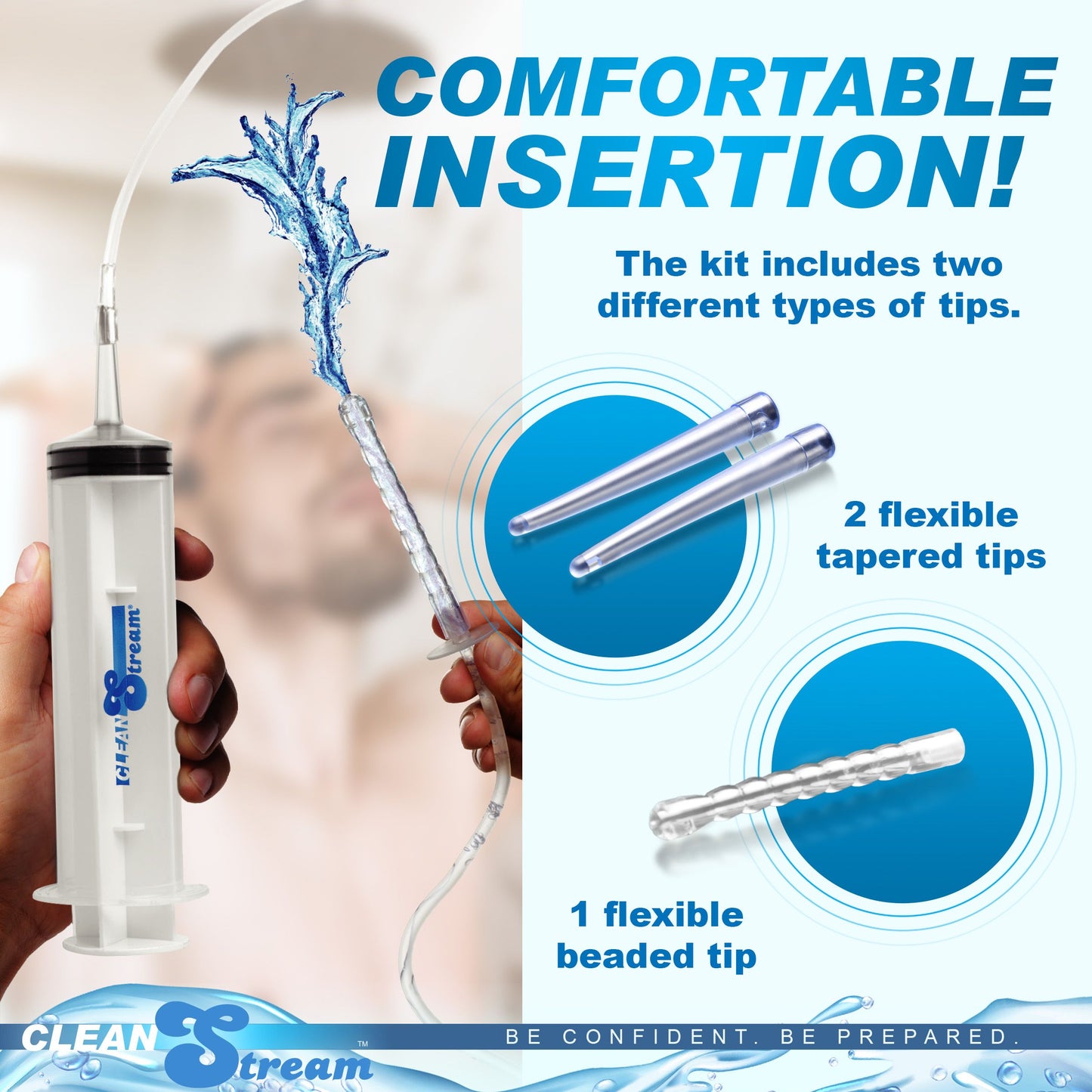 XR Brands - Enema Syringe with Attachments - 150 ml – Anal Douche