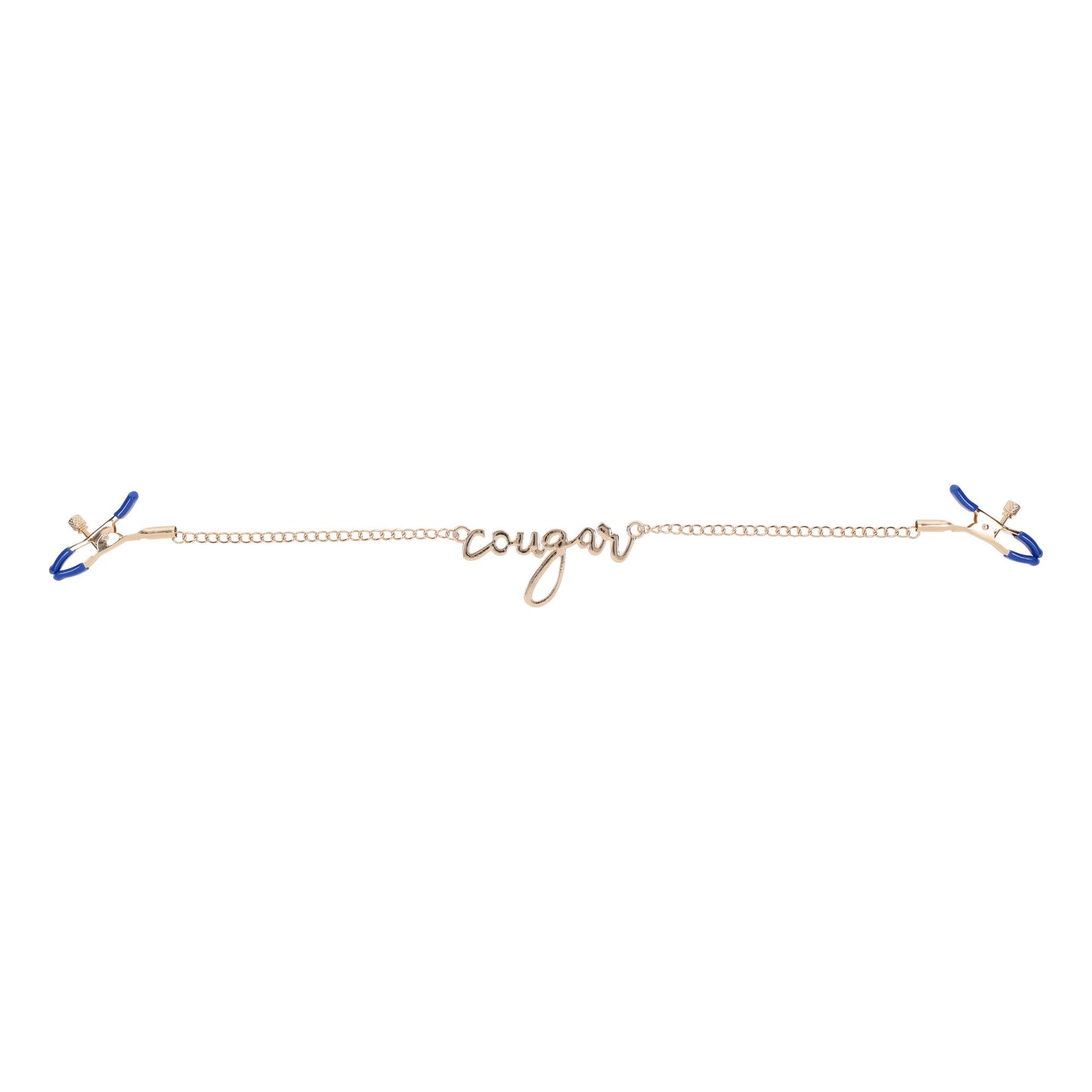 Sportsheets - Cougar Nipple Clamps - Gold – Adjustable Nipple Clamps