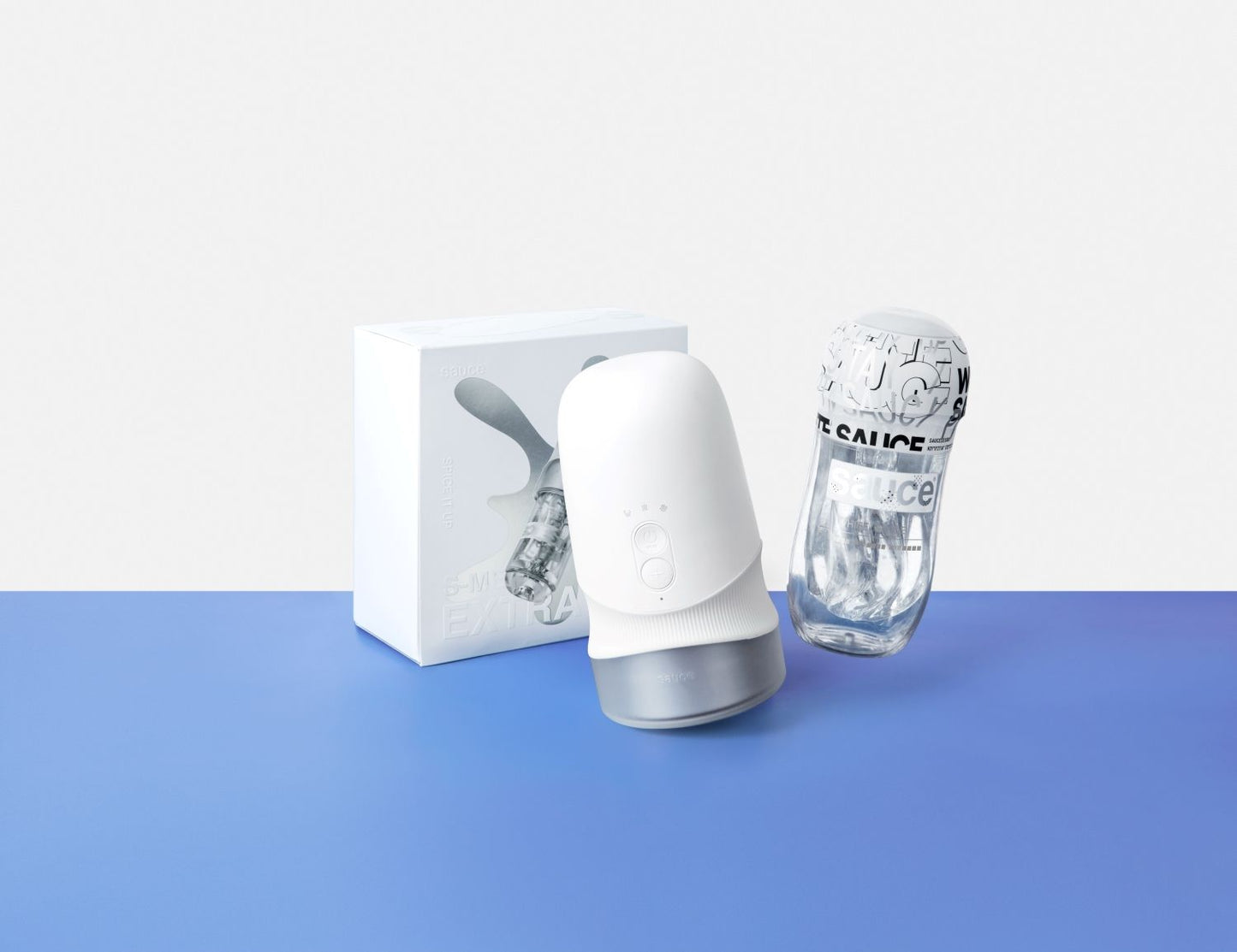 Sauce - Extra Sauce Automatic Masturbator - White – Rechargeable Automatic Masturbator