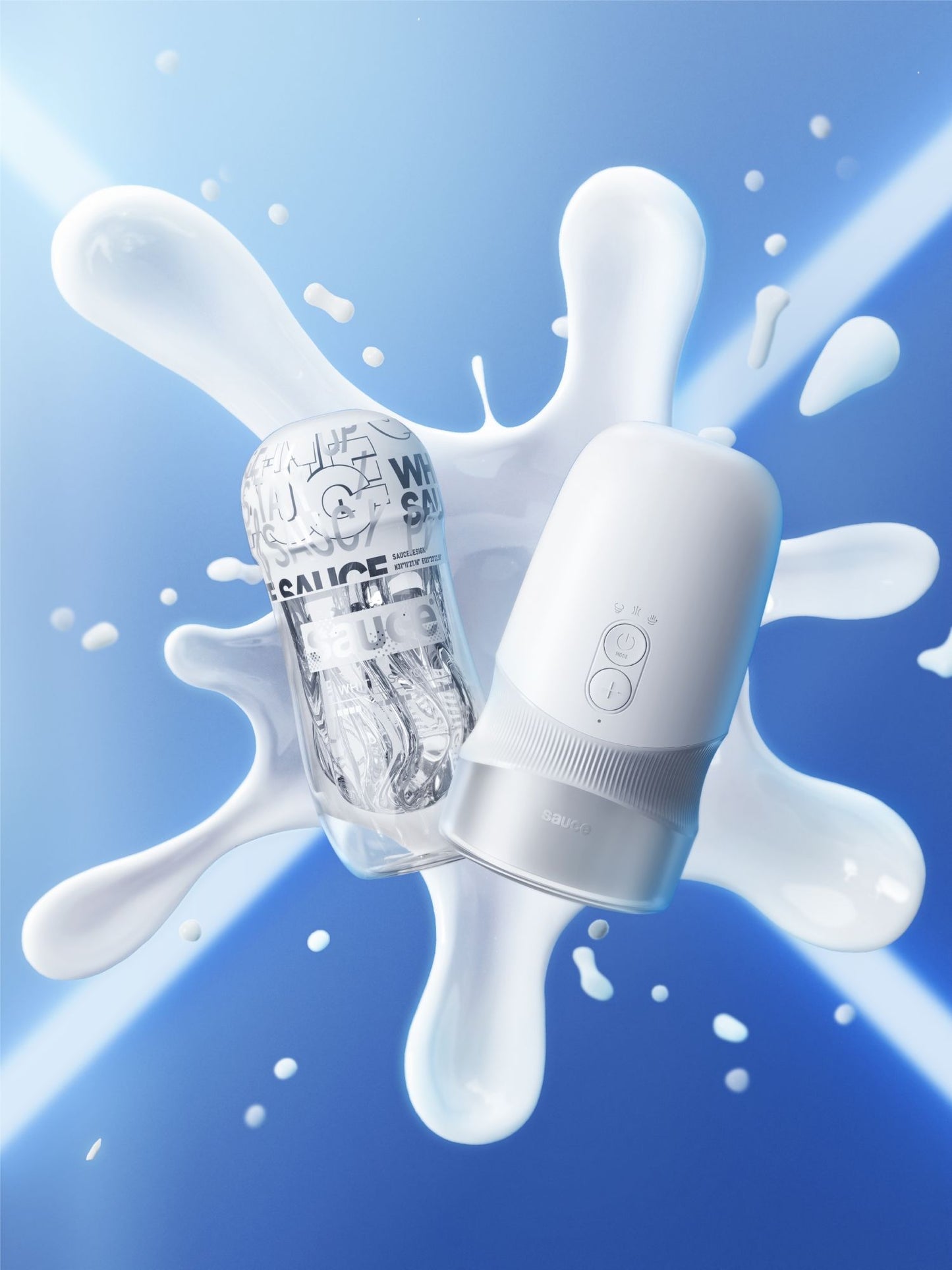 Sauce - Extra Sauce Automatic Masturbator - White – Rechargeable Automatic Masturbator