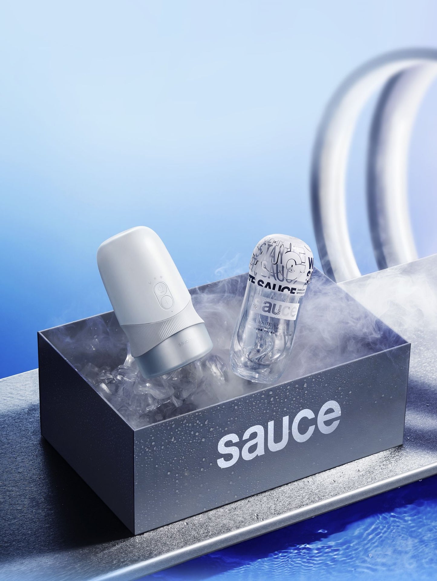 Sauce - Extra Sauce Automatic Masturbator - White – Rechargeable Automatic Masturbator