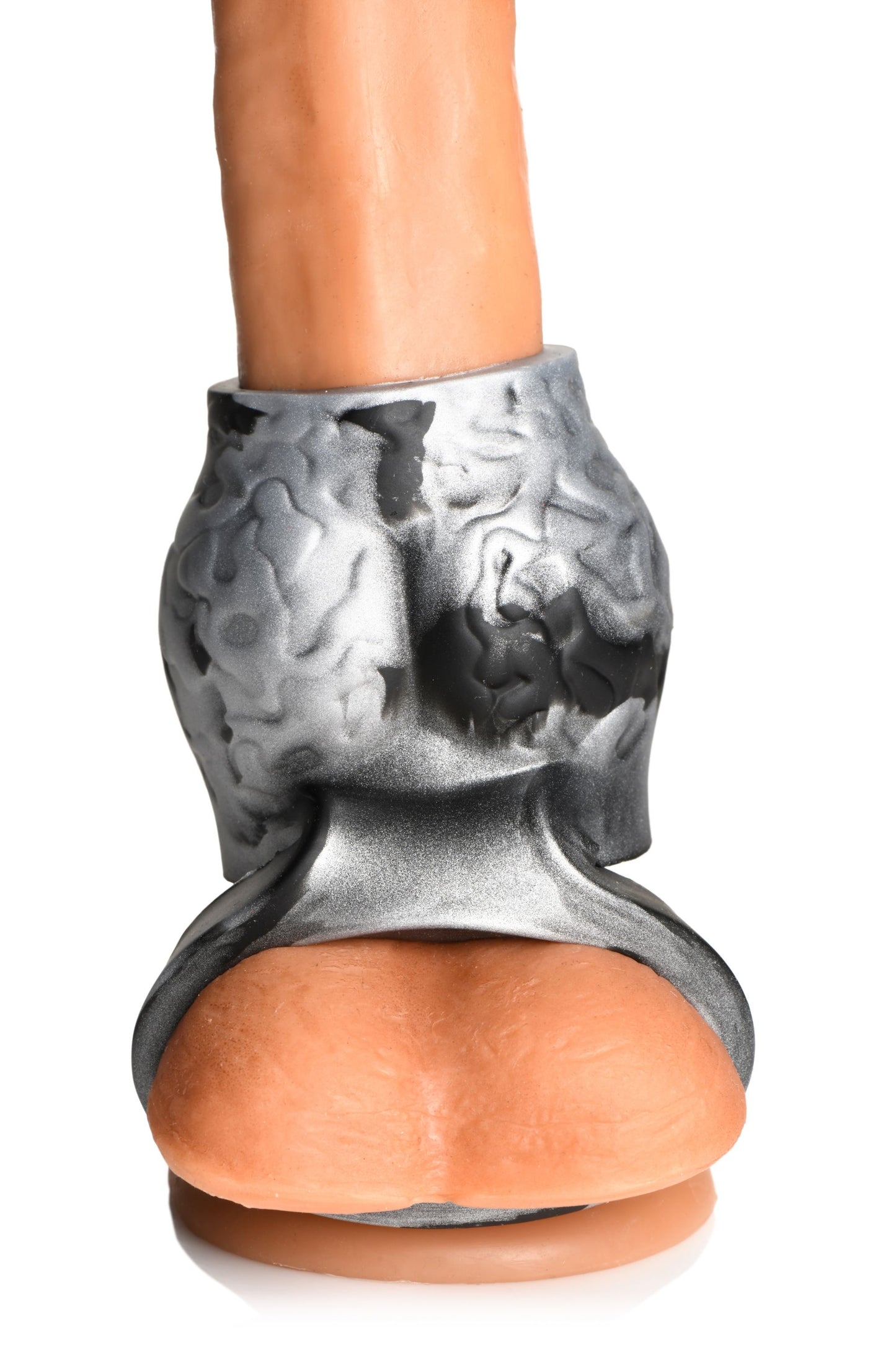 XR Brands - Night Prowler Ball Stretcher - Gray – Silicone Ball Stretcher
