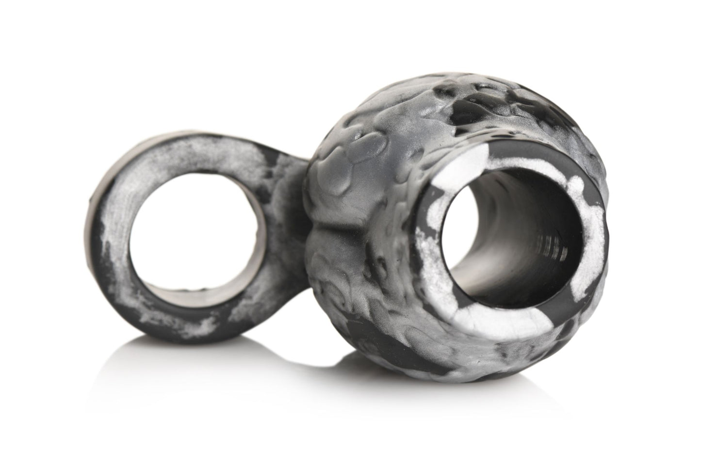 XR Brands - Night Prowler Ball Stretcher - Gray – Silicone Ball Stretcher