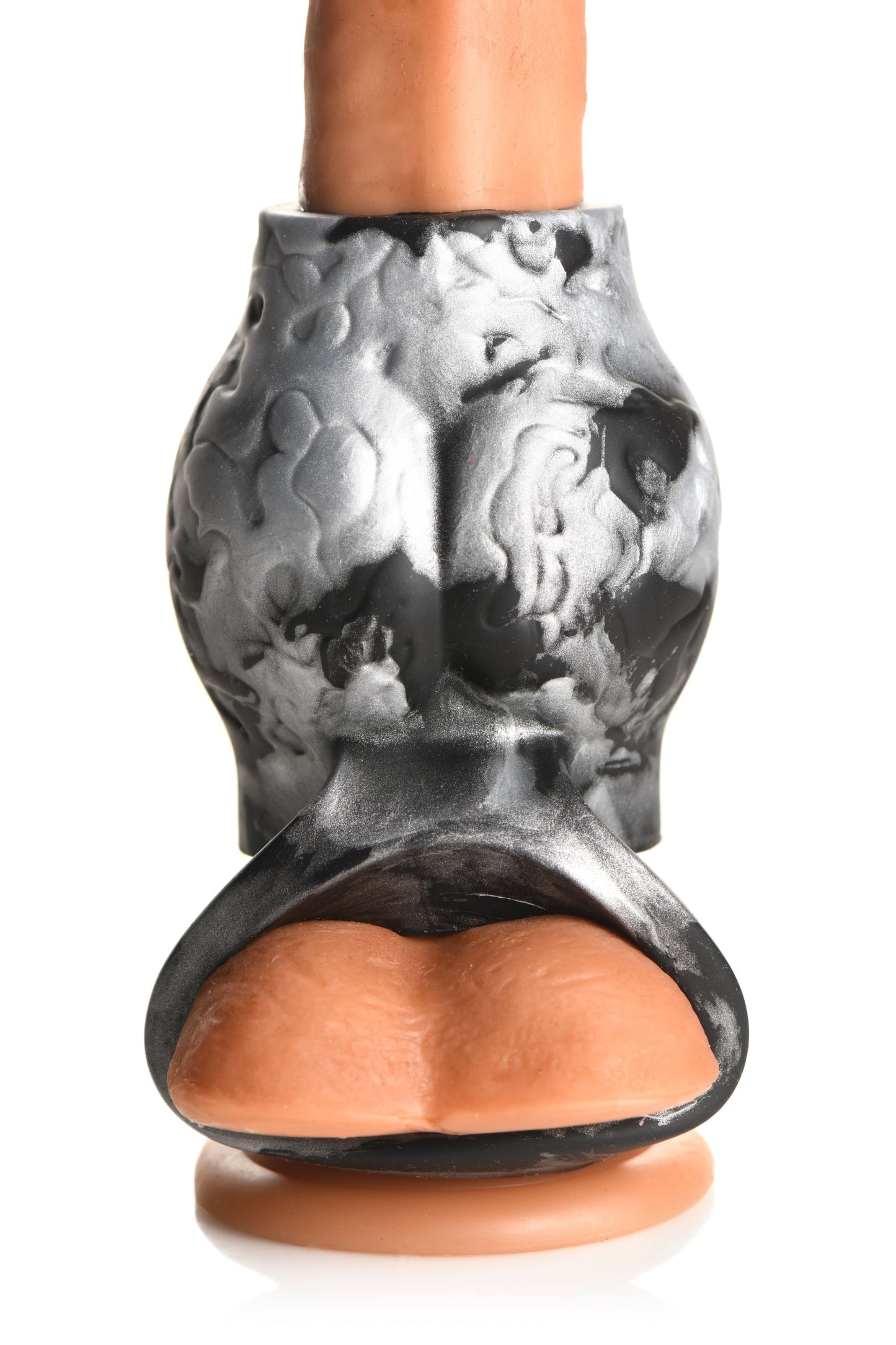 XR Brands - Night Prowler Ball Stretcher - Gray – Silicone Ball Stretcher