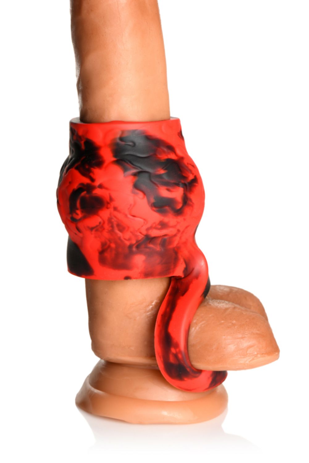 Creature Cocks - Hell Hound Ballstretcher - Red – Ball Stretcher
