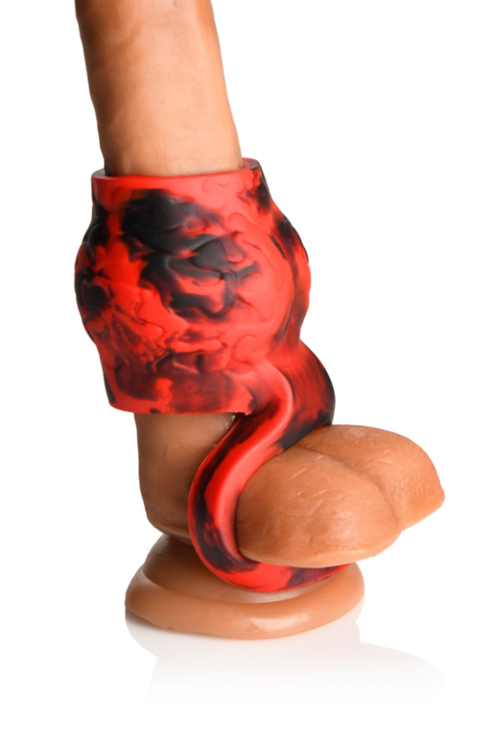 Creature Cocks - Hell Hound Ballstretcher - Red – Ball Stretcher