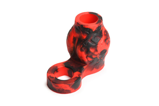 Creature Cocks - Hell Hound Ballstretcher - Red – Ball Stretcher