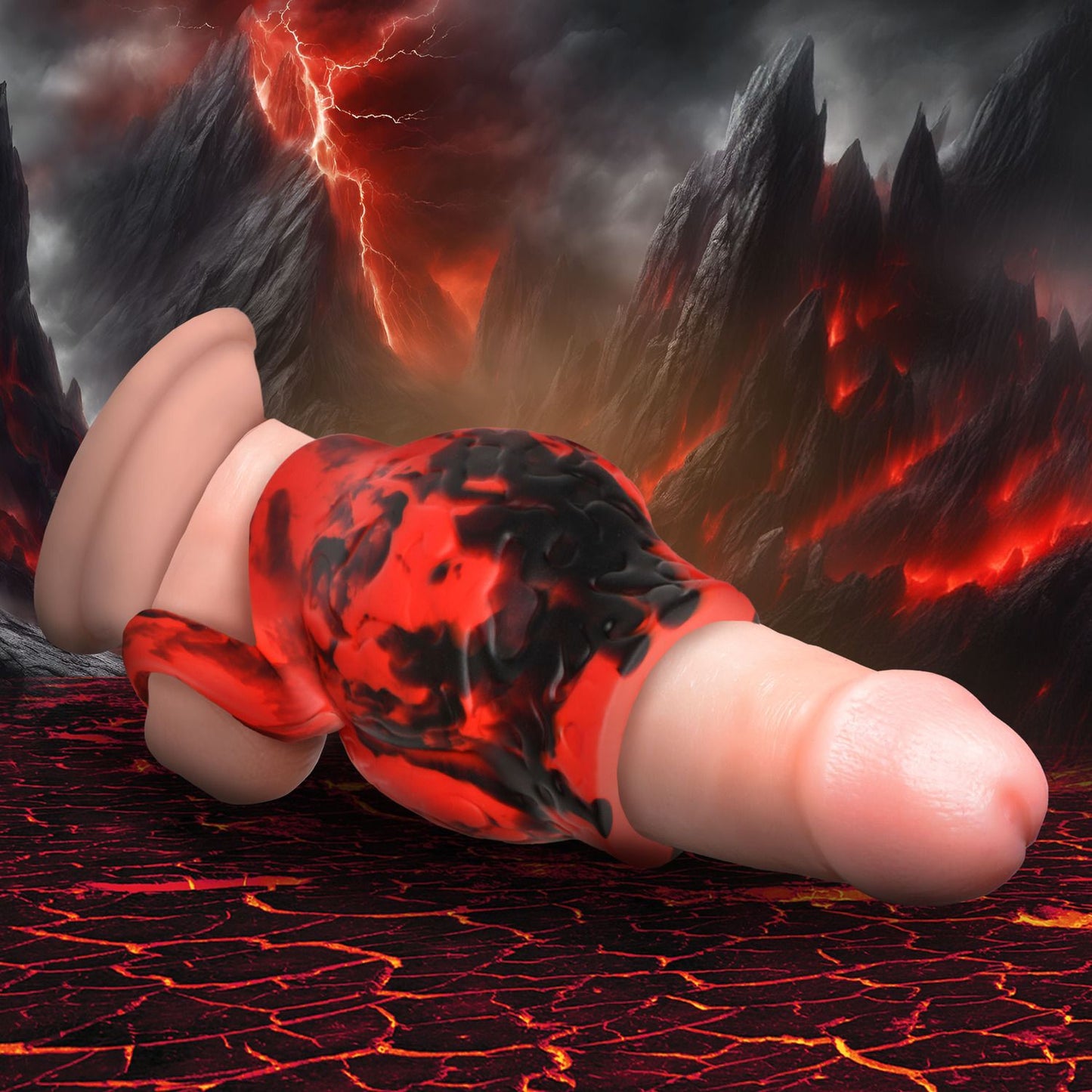 XR Brands - Hell Hound Ballstretcher - Red – Ball Stretcher