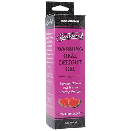 Doc Johnson - GoodHead Warming Oral Delight Gel - Watermelon - 118 ml