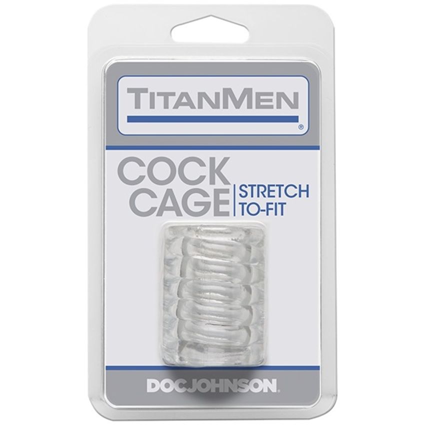 Doc Johnson - Anel Prisional TitanMen - Transparente
