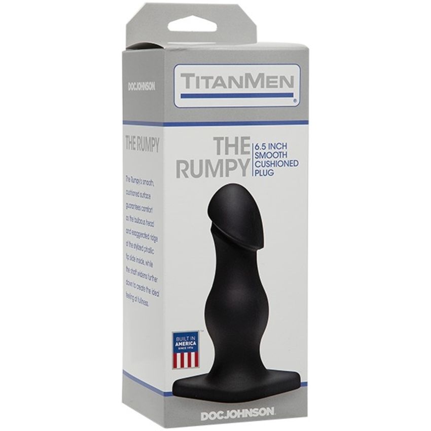 Doc Johnson - TitanMen The Rumpy Buttplug - Black