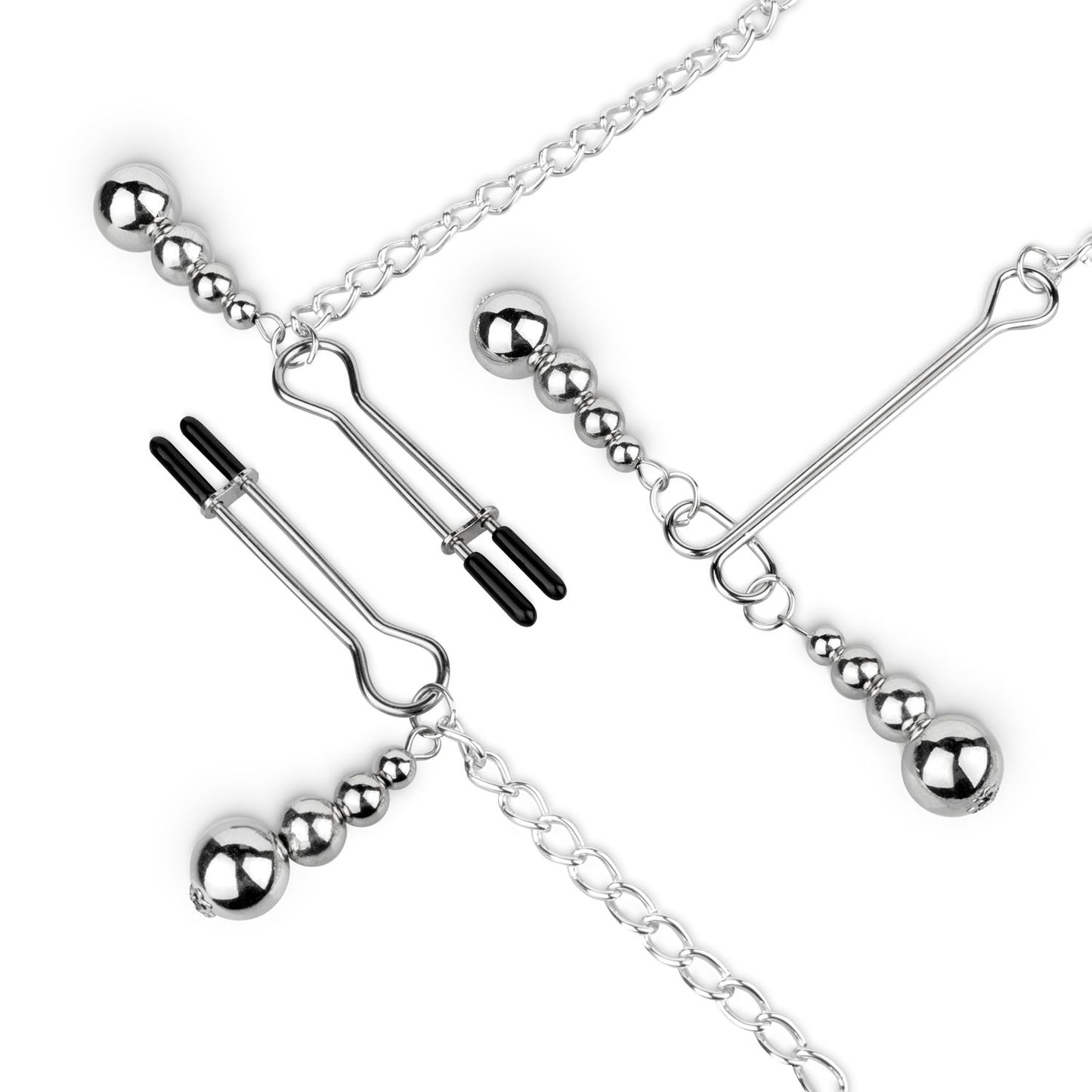 Bedroom Fantasies - Nipple and Clitoris Clamps - Silver