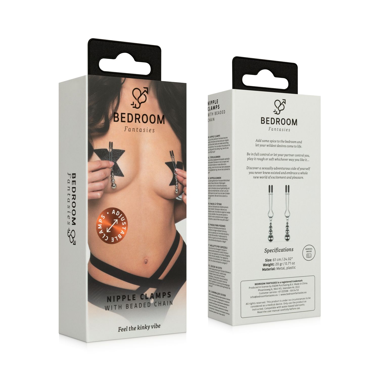 Bedroom Fantasies - Nipple Clamps - Silver