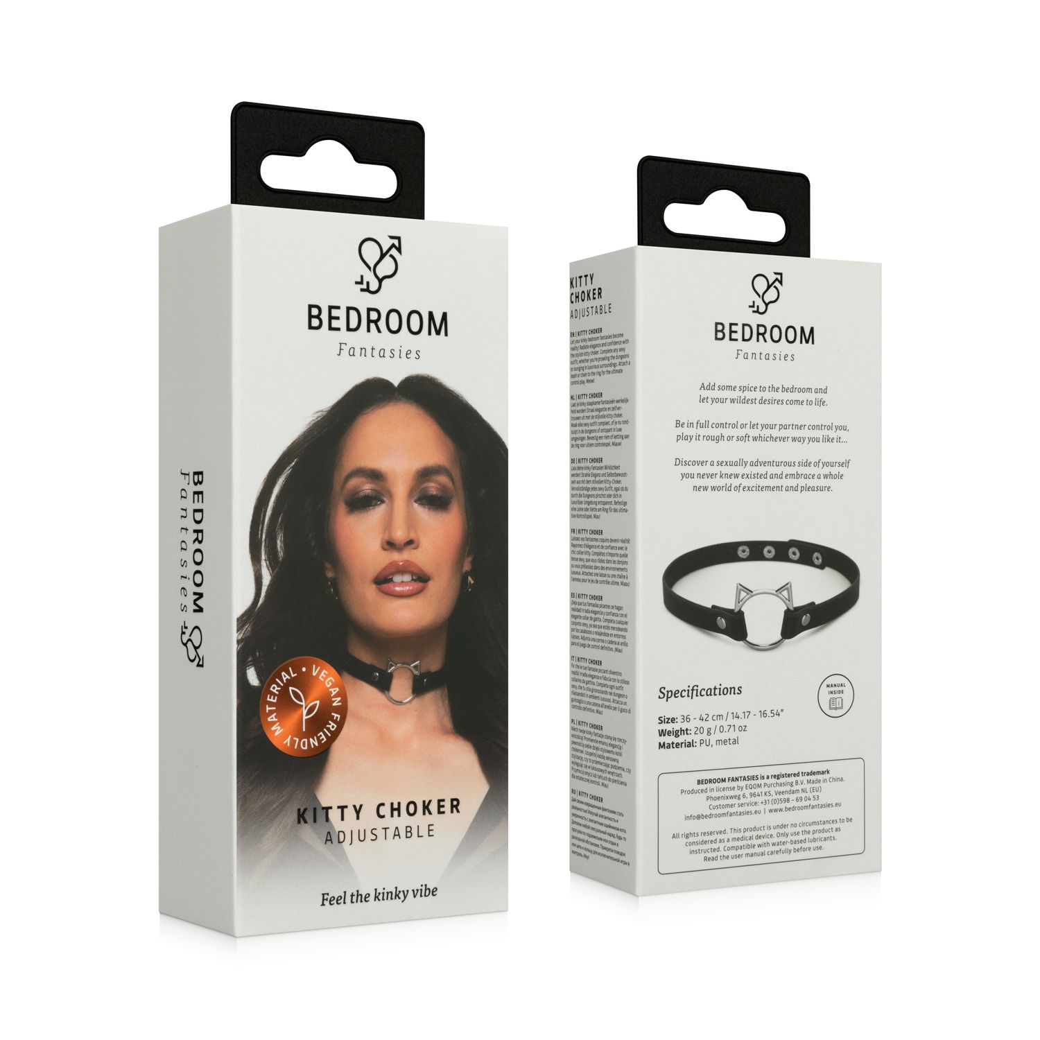 Bedroom Fantasies - Kitty Choker - Black