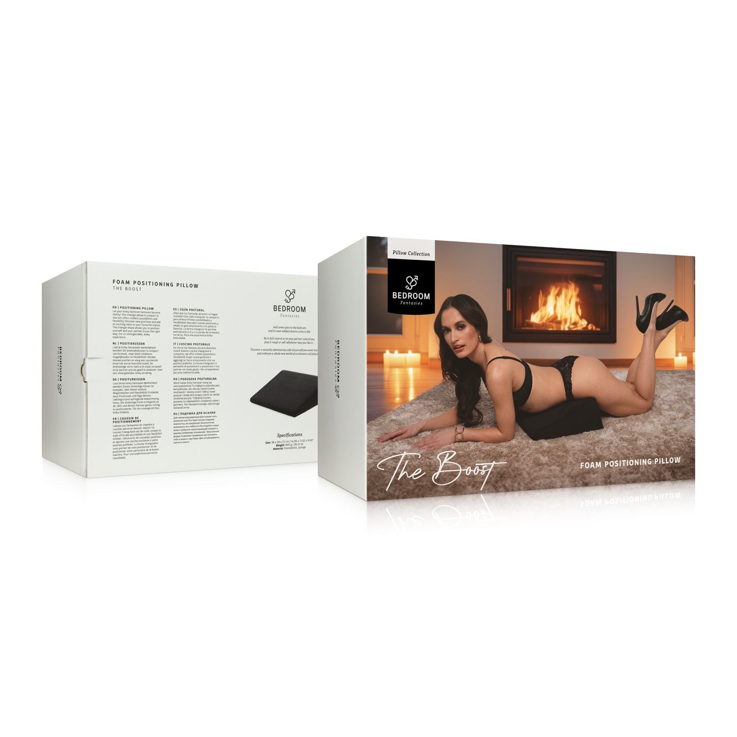 Bedroom Fantasies - The Boost Positioning Pillow - Black