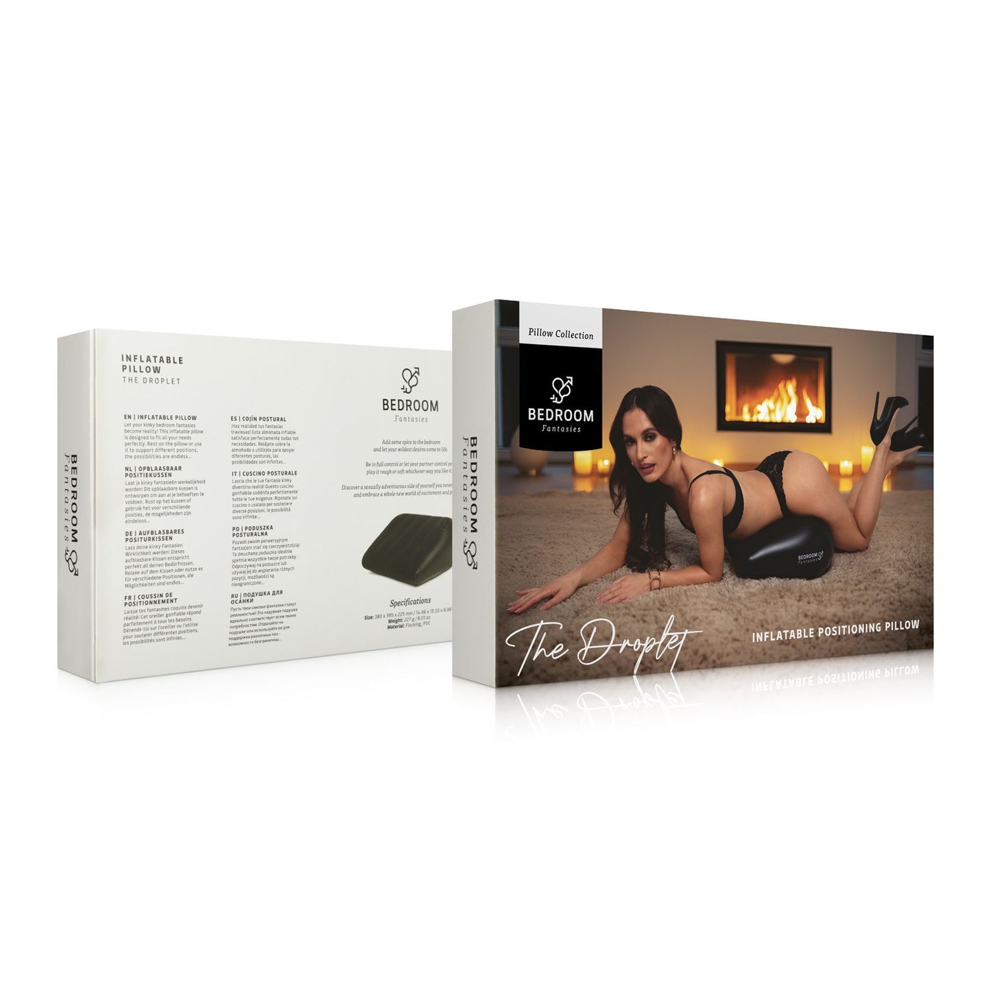 Bedroom Fantasies - The Droplet Inflatable Pillow - Black