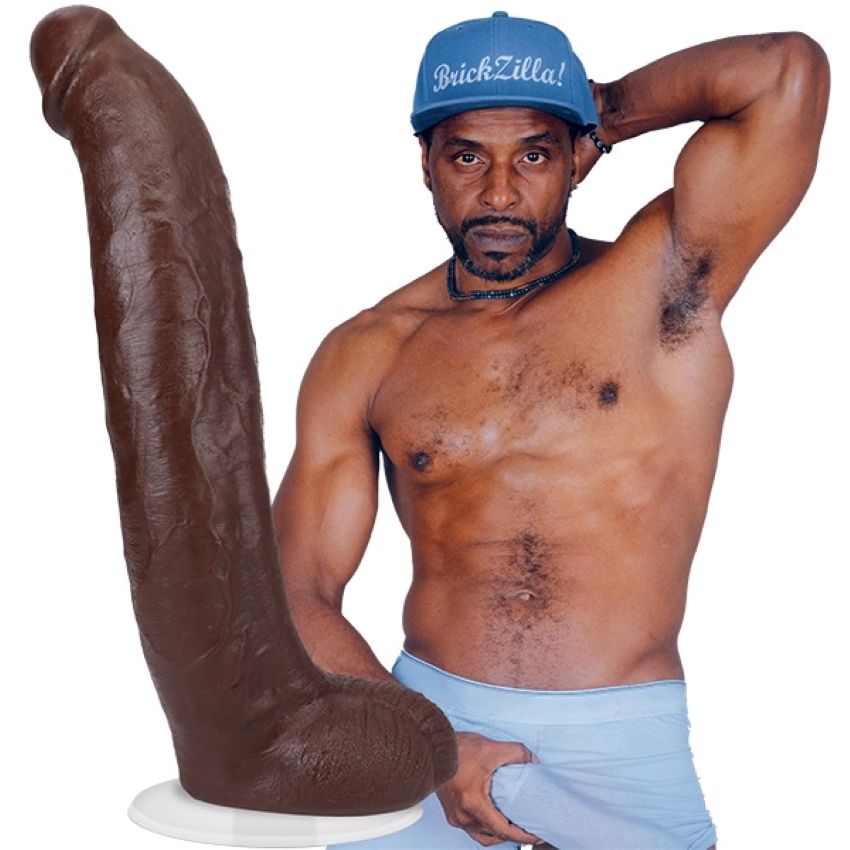 Brown Doc Johnson Signature Cocks Brickzilla lingerie