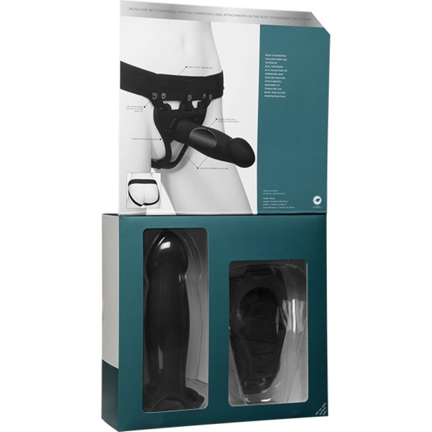 Doc Johnson - Body Extensions BE Bold 2-Piece Set - Black – Penis Pump
