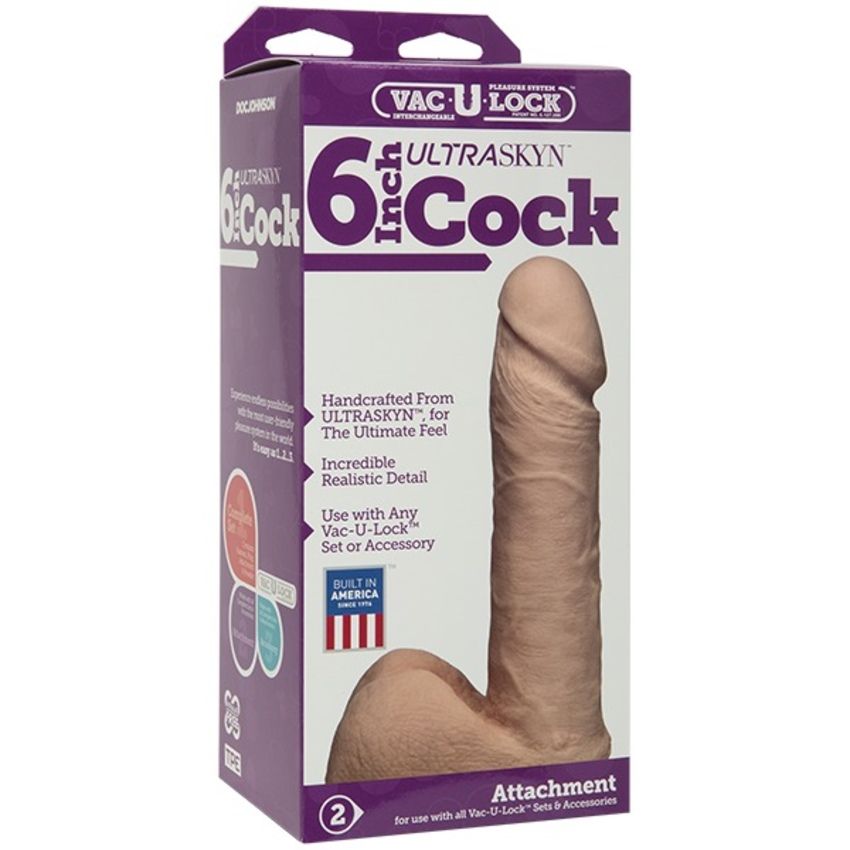 Doc Johnson - VacULock 16.5 cmULTRASKYN Cock&Balls
