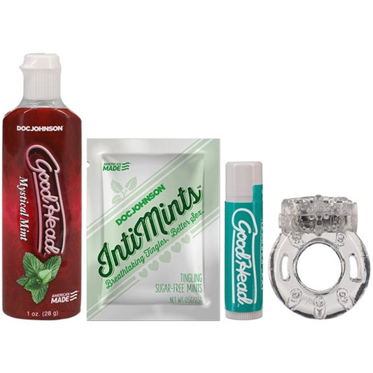 Doc Johnson - GoodHead Suck It Kit - Mint – Water Based Lubricant