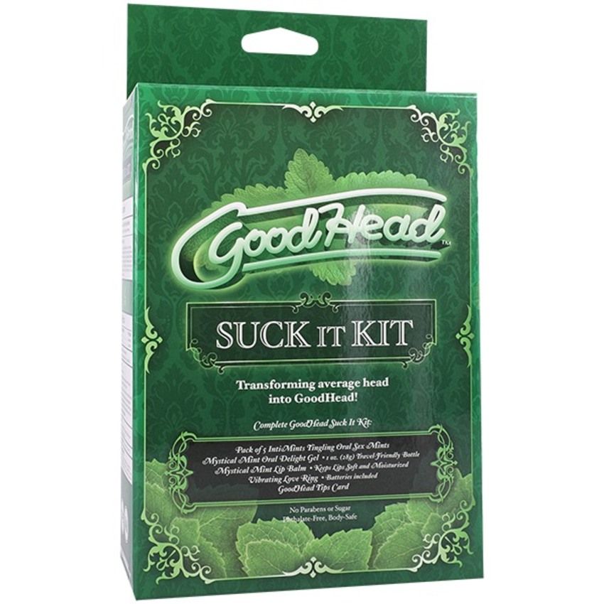 Doc Johnson - GoodHead Suck It Kit - Mint – Water Based Lubricant