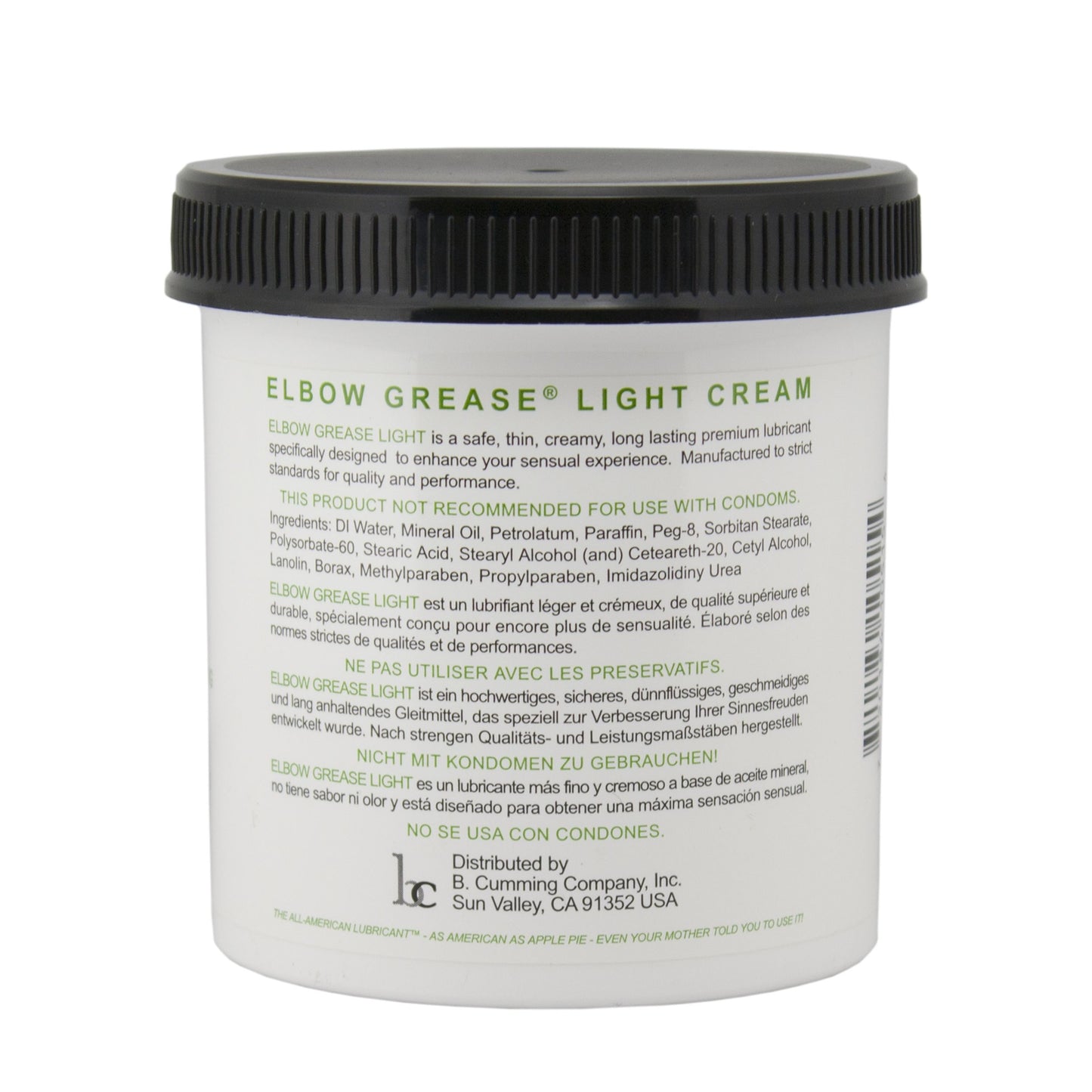 Elbow Grease - Light Cream Jar - 443 ml