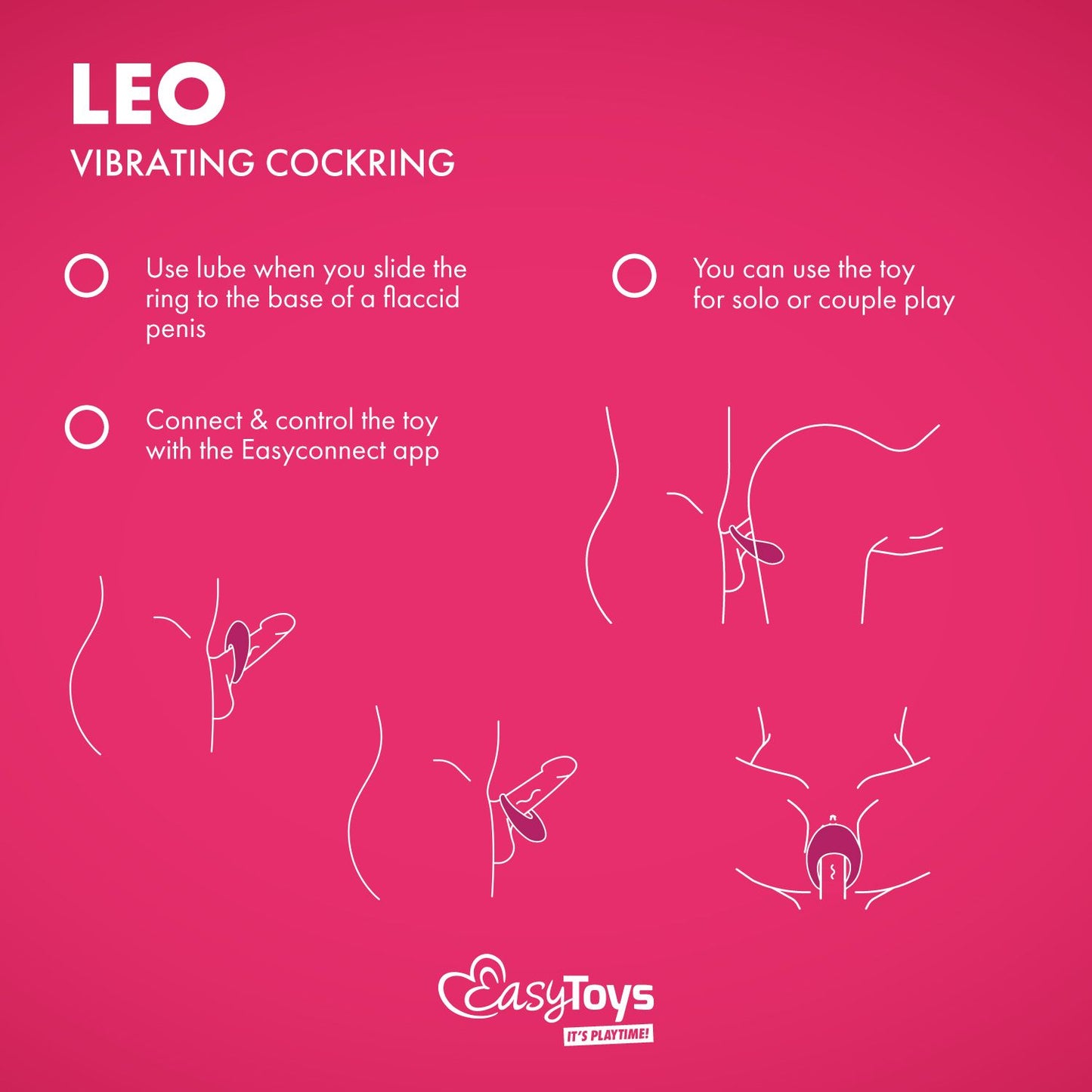 EasyConnect - Vibrating Cockring Leo app-controlled