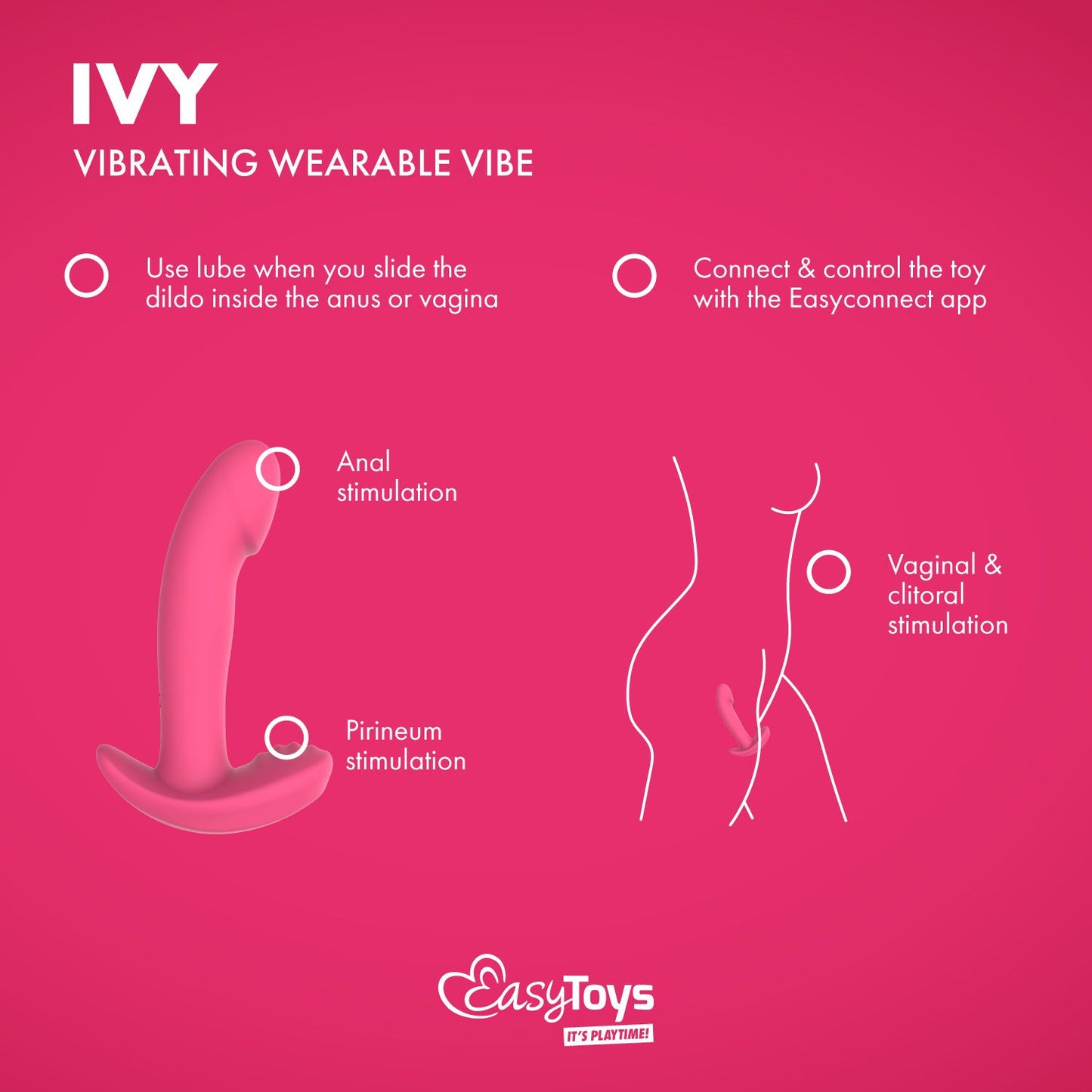 EasyConnect - Wearable Vibrator Ivy app-controlled