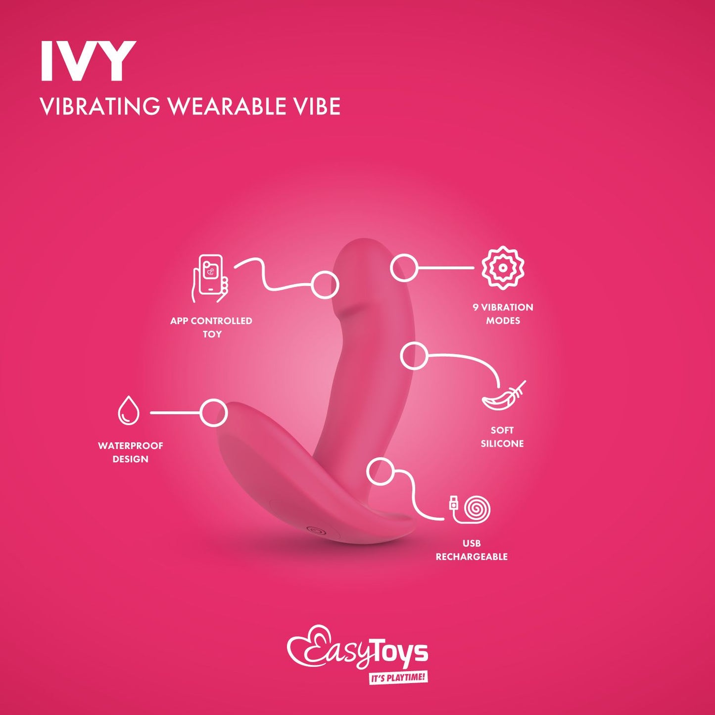 EasyConnect - Wearable Vibrator Ivy app-controlled