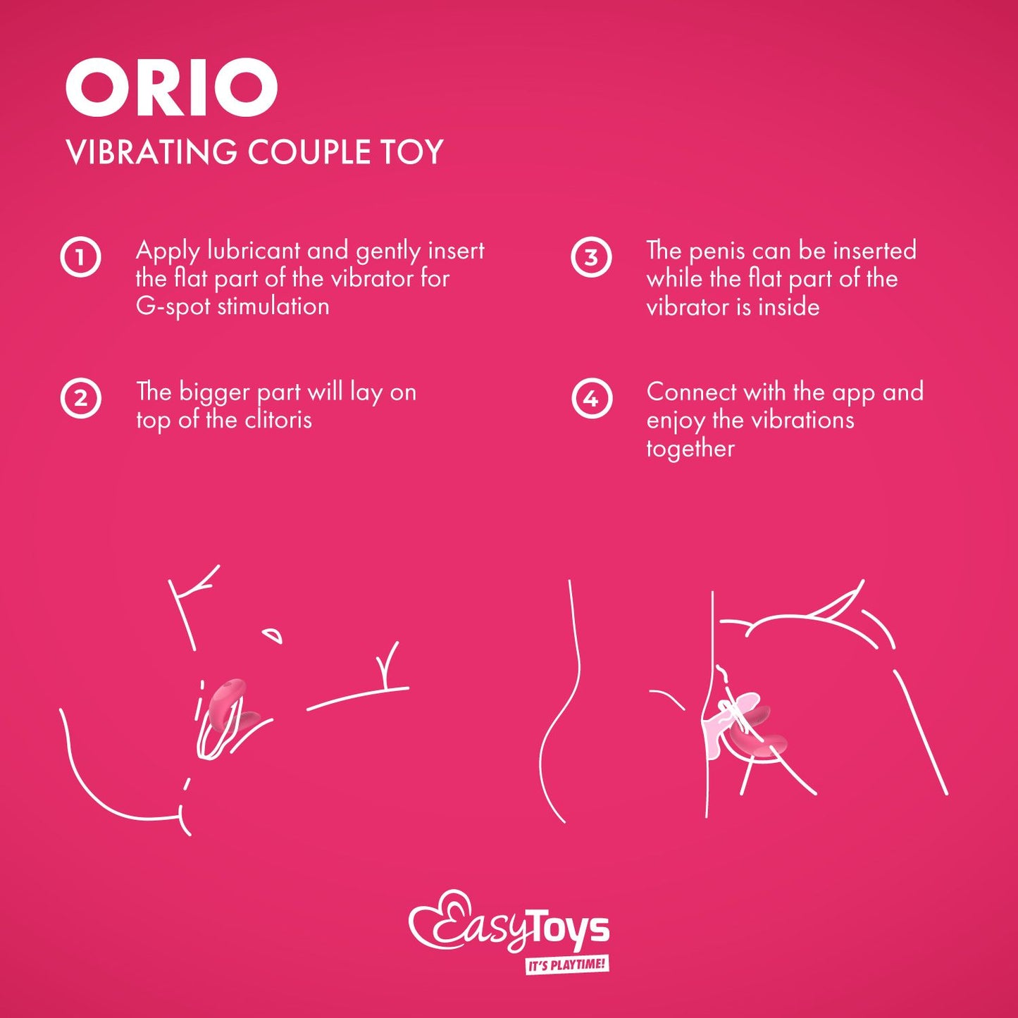 EasyConnect - Couples Vibrator Orio app-controlled