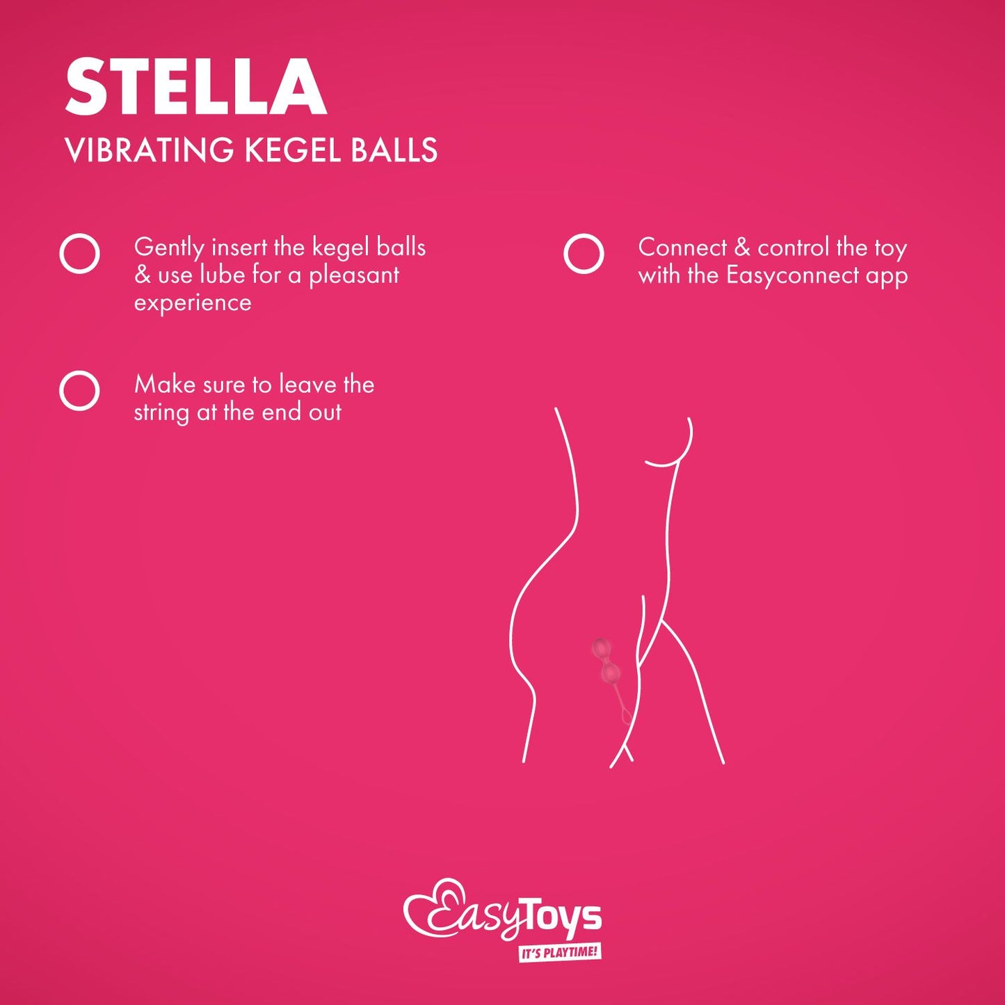 EasyConnect - Vibrating Kegel Balls Stella app-controlled