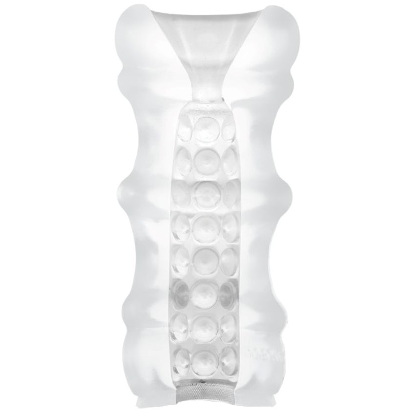 Doc Johnson - Mood ULTRASKYN Stroker Pleaser Massage Beads - Branco