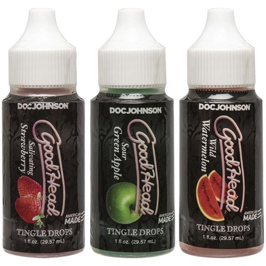Doc Johnson - GoodHead Tingle Drops Wild Watermelon, Sour Green Apple, Sali